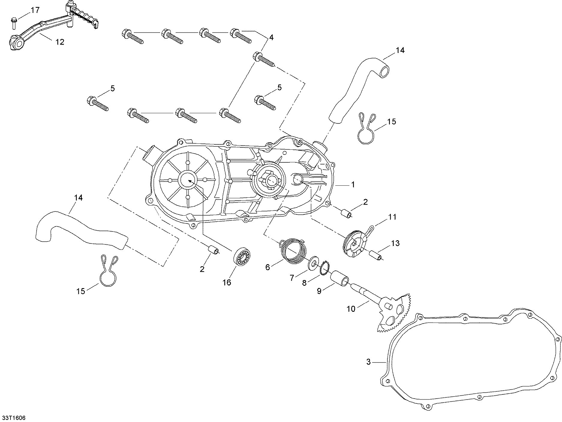 CVT Cover And Kick Stater