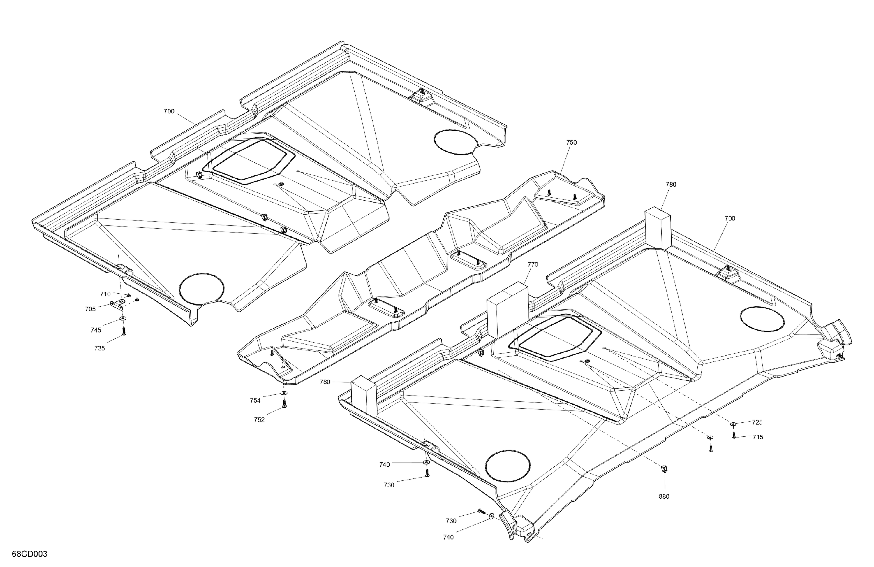 Enclosure Cab - Roof