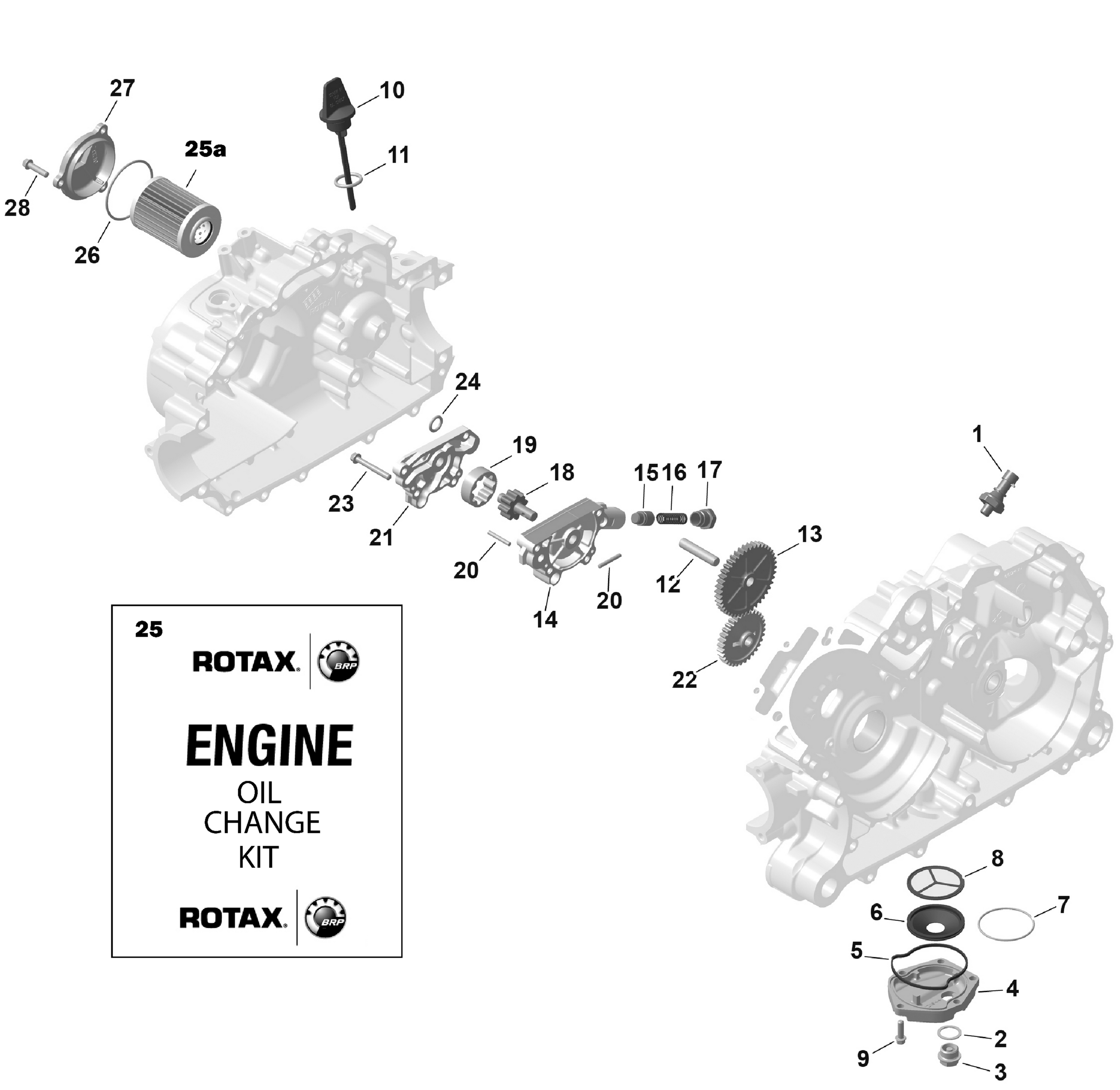 Схема узла: ROTAX - Engine Lubrication