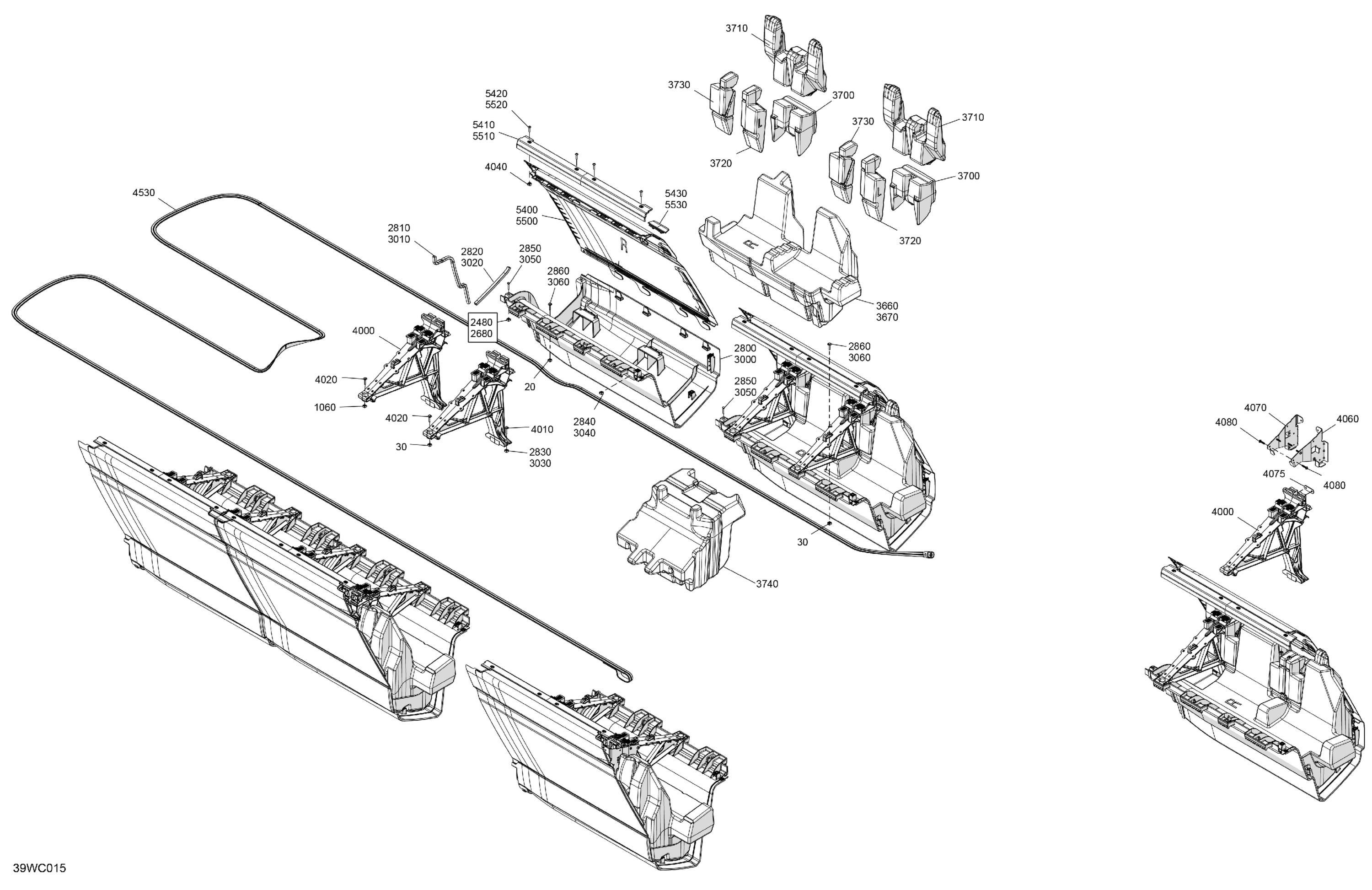 HULL - Central Float Deflector