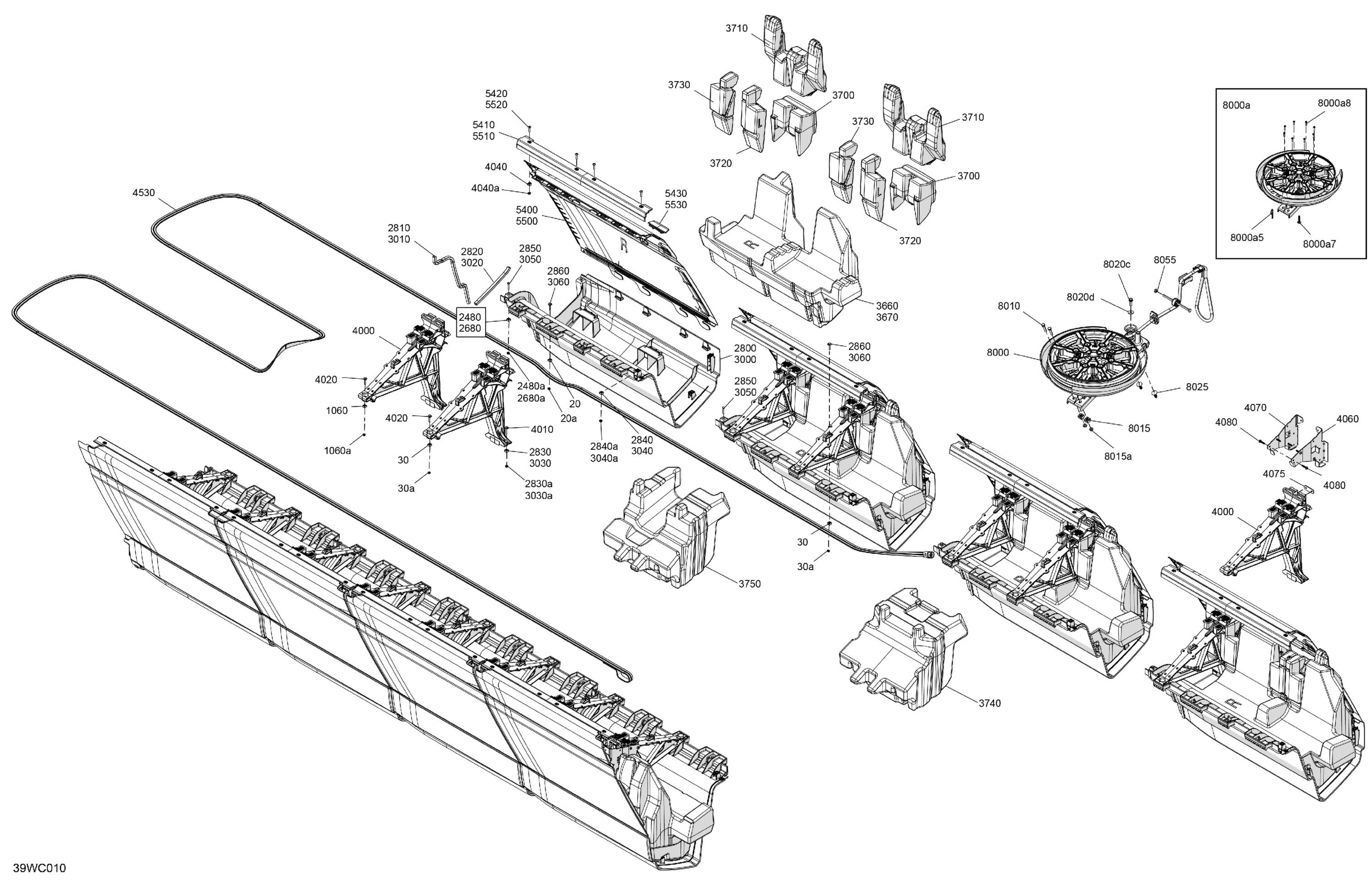 HULL - Central Float Deflector