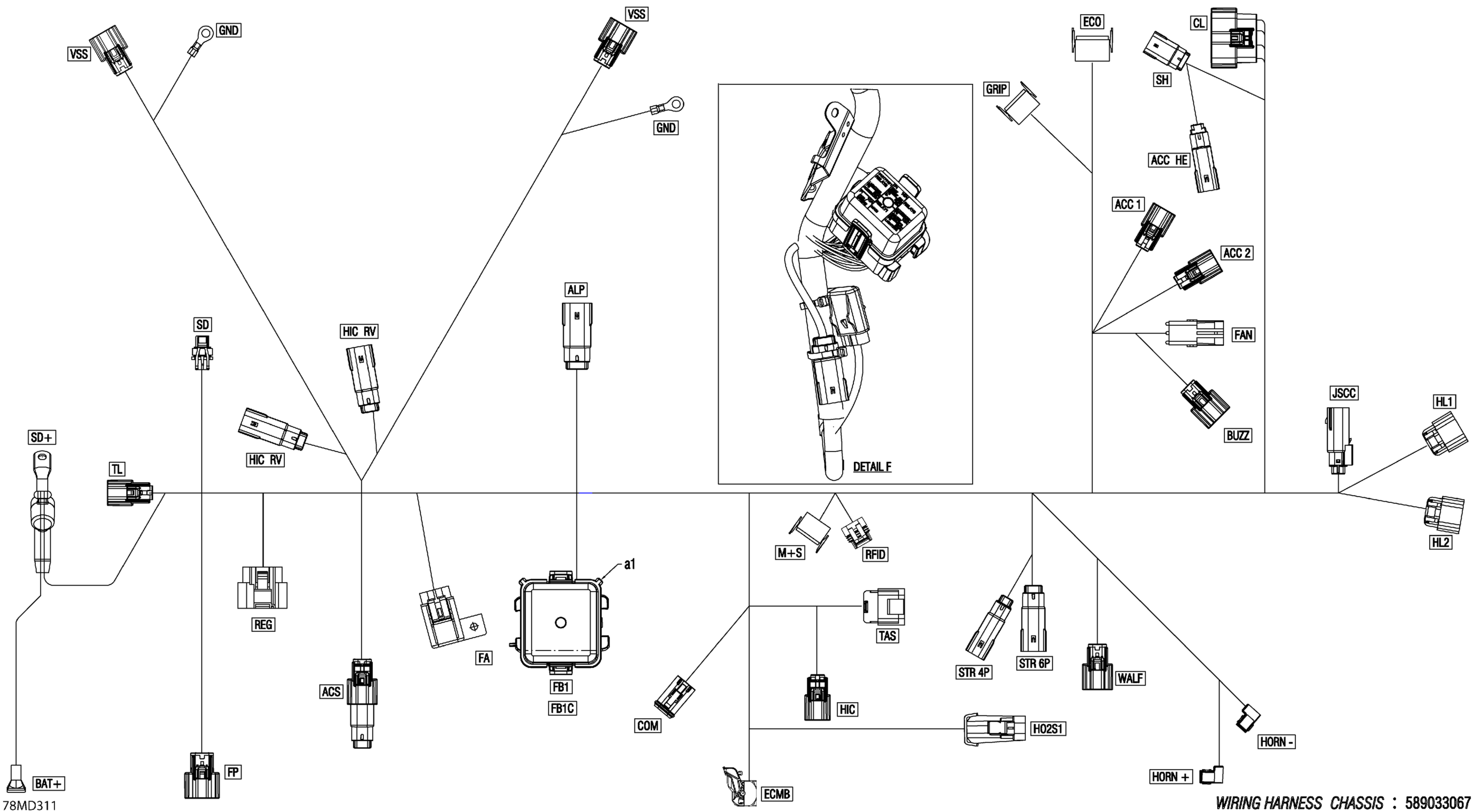 Electric - Main Harness - 515179662