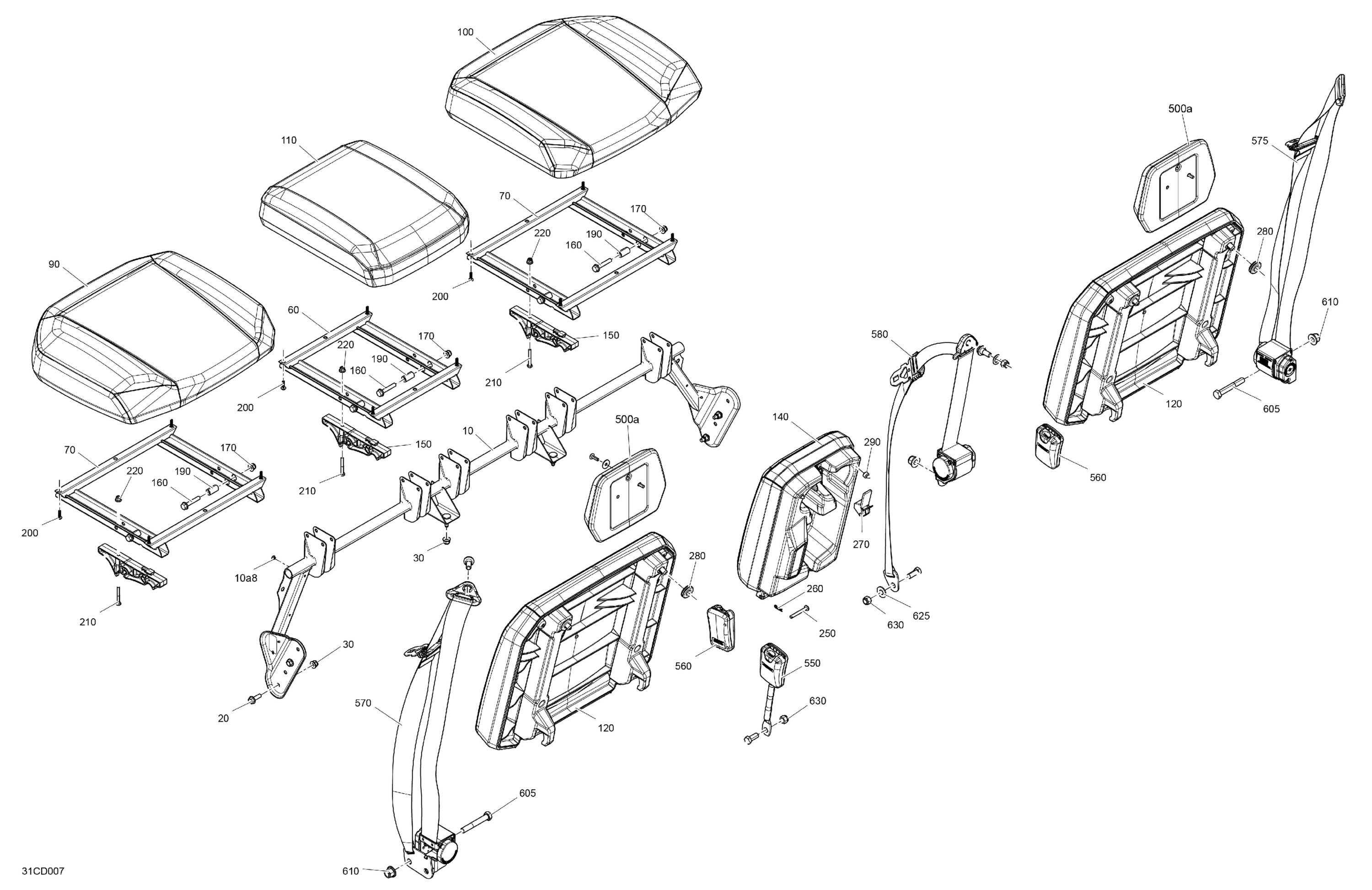 Body - Seat - Rear Section