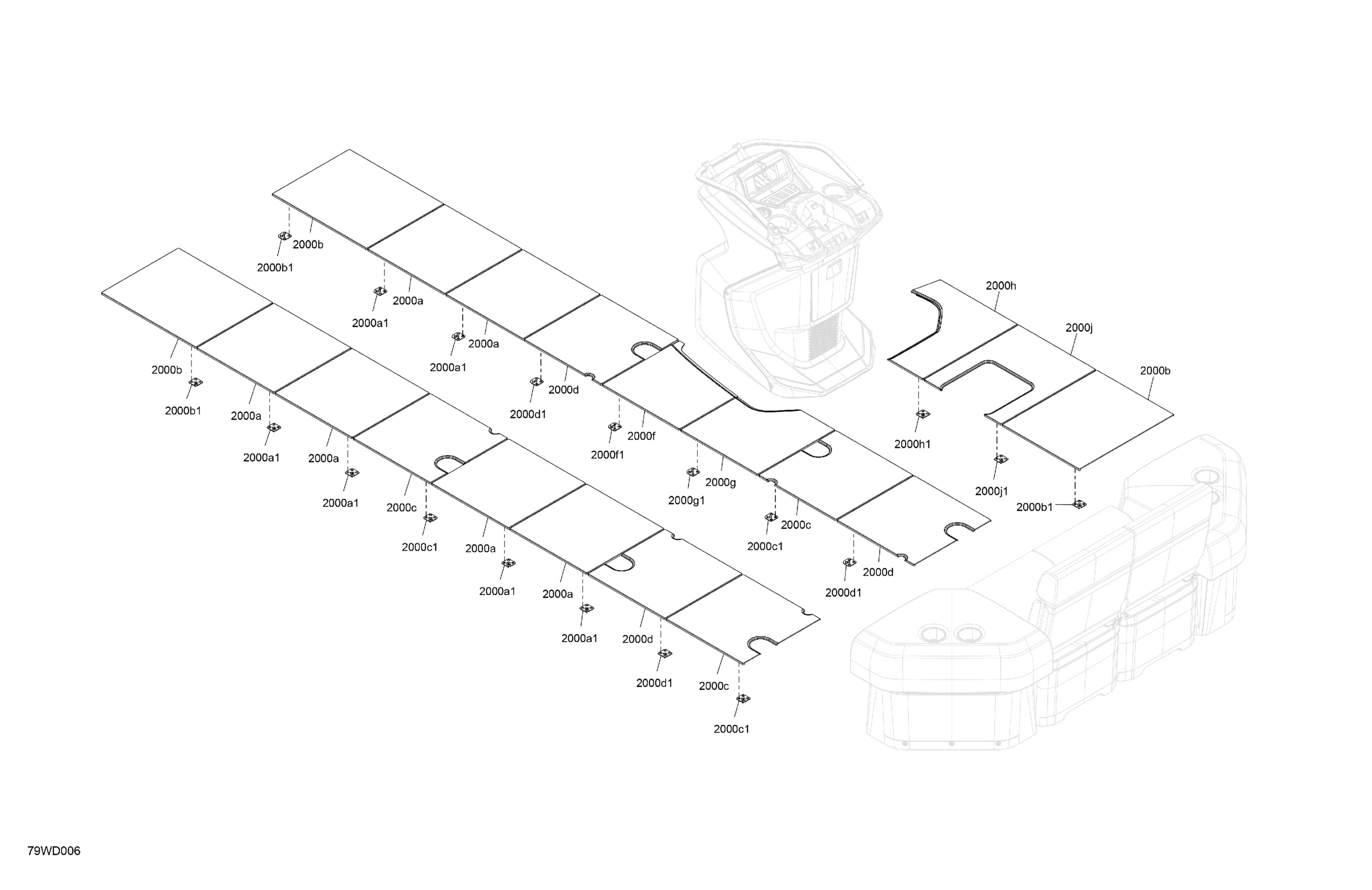 FLOORING - Deck Mat Kit