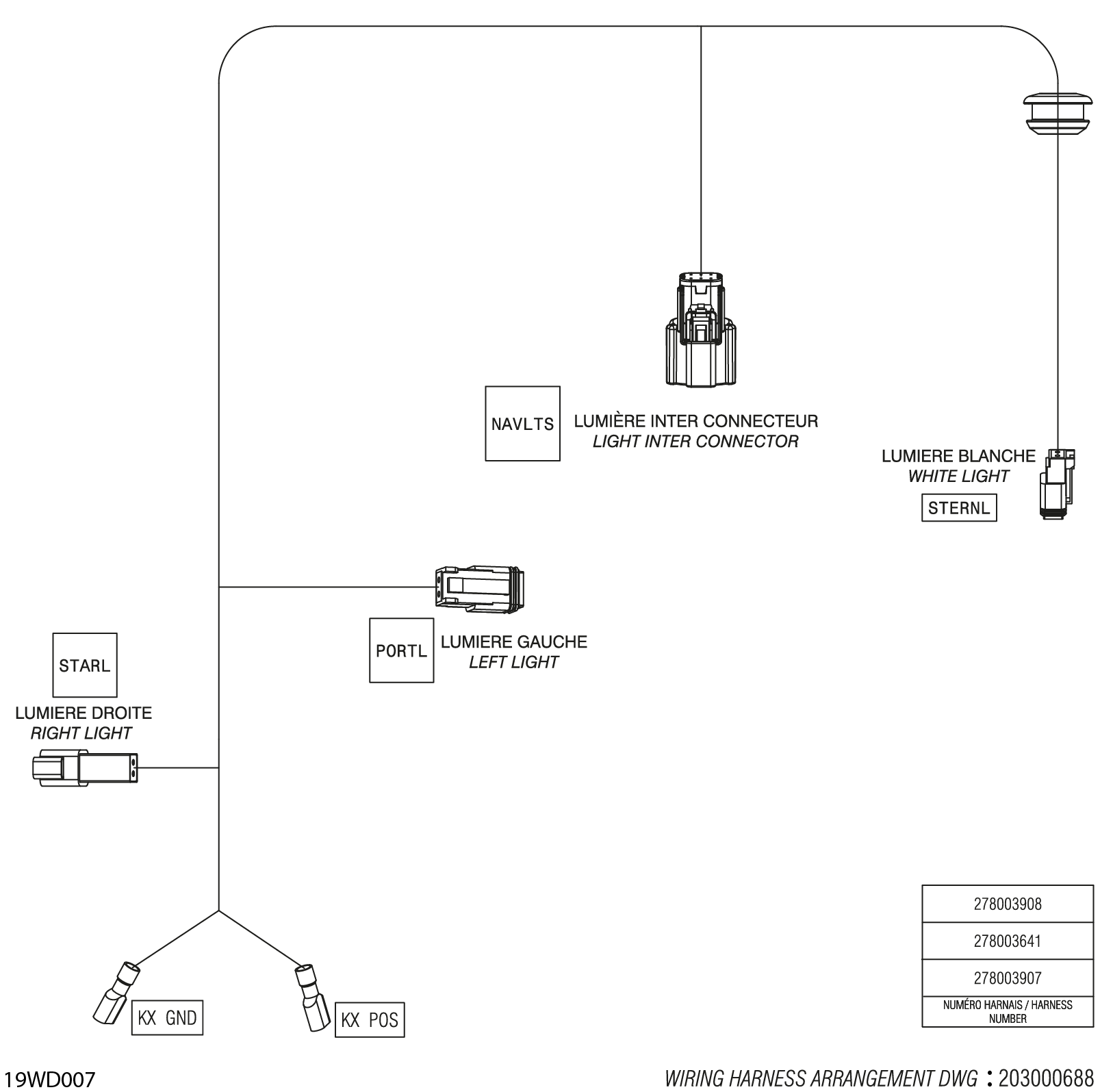 MECHANICS - Accessory Lighting Wiring Harness - 278004376