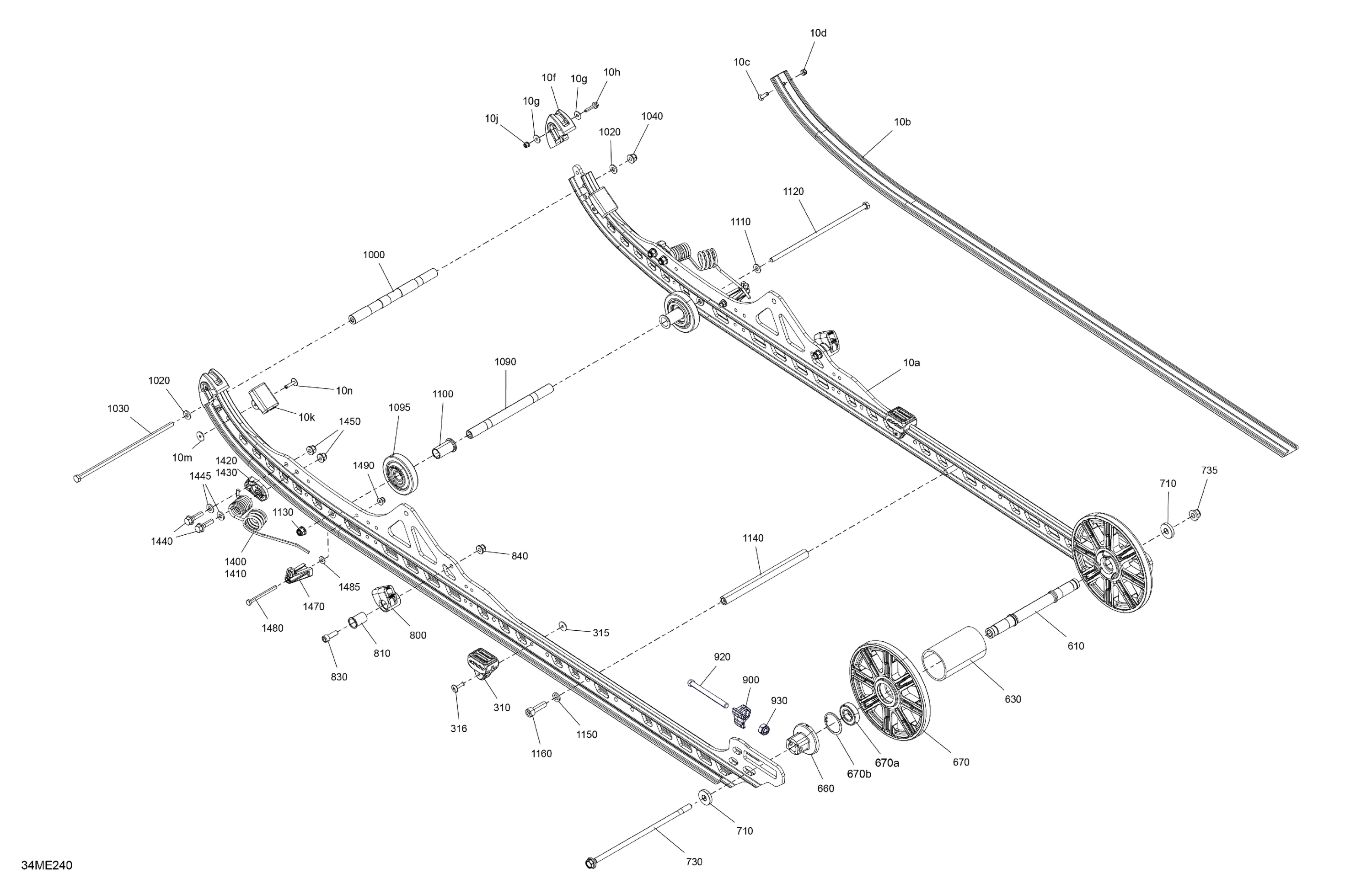 Схема узла: Suspension - Rear - Lower Section