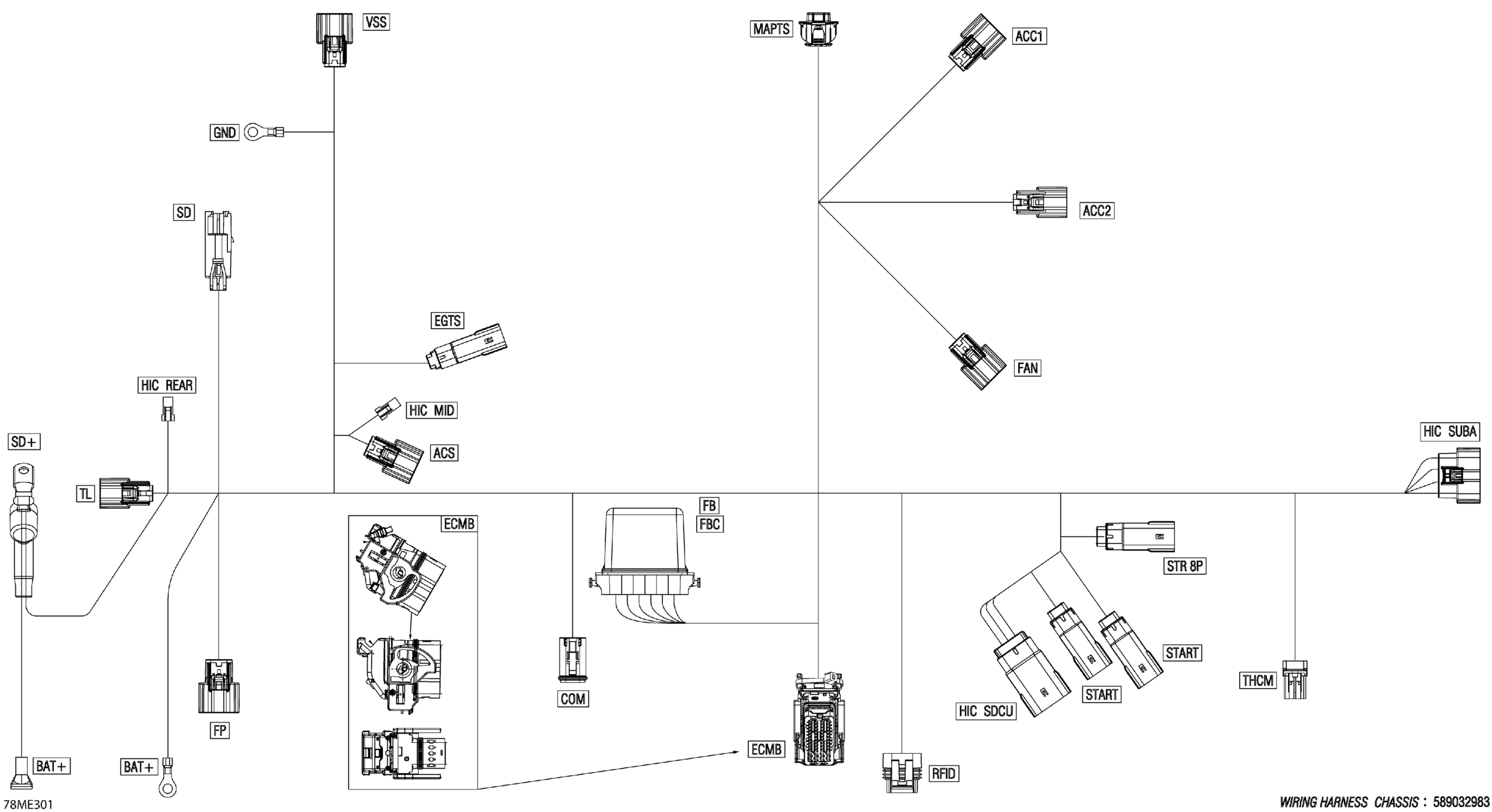 Electric - Main Harness - 515179388