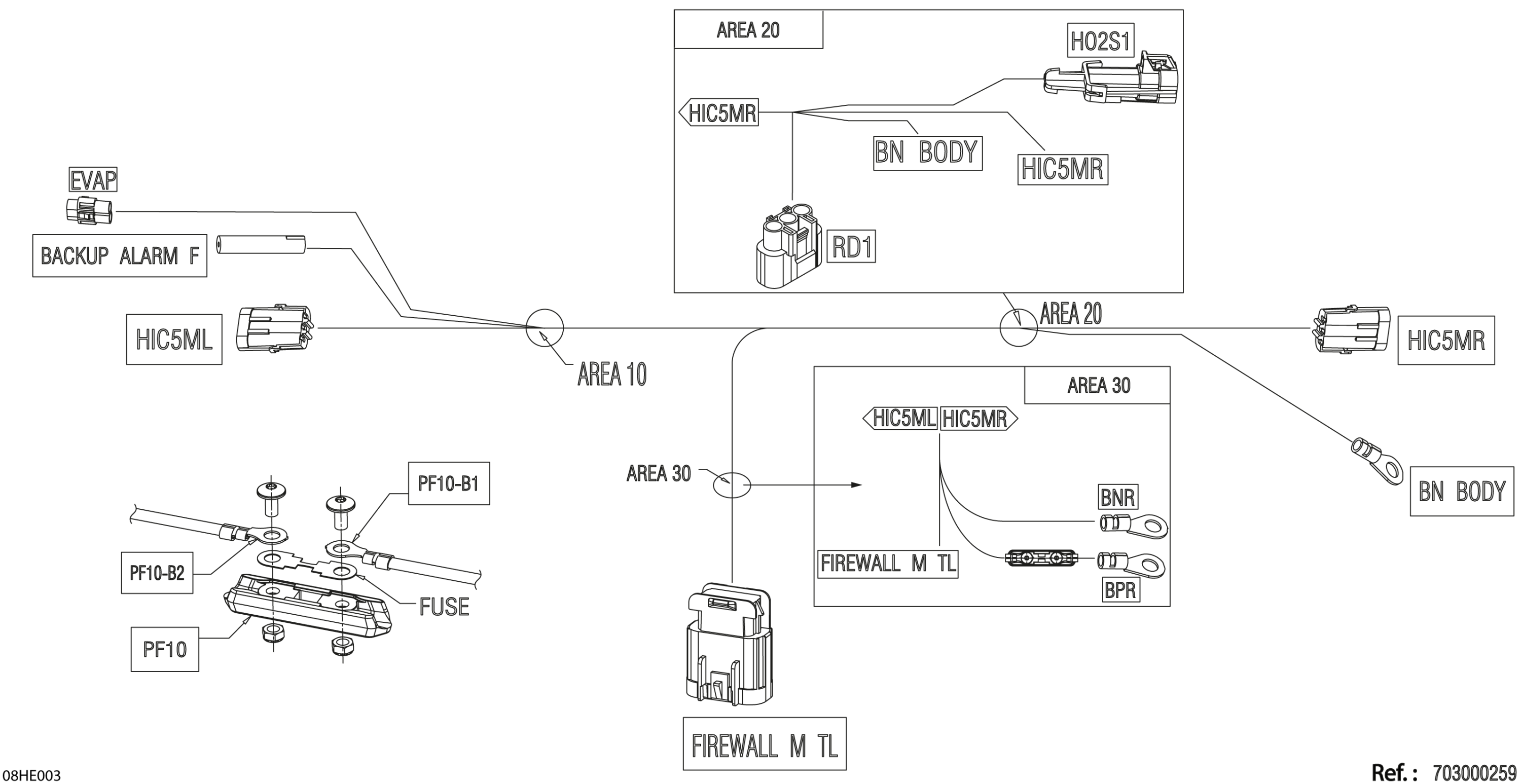 Electric - Junction Wiring Harness