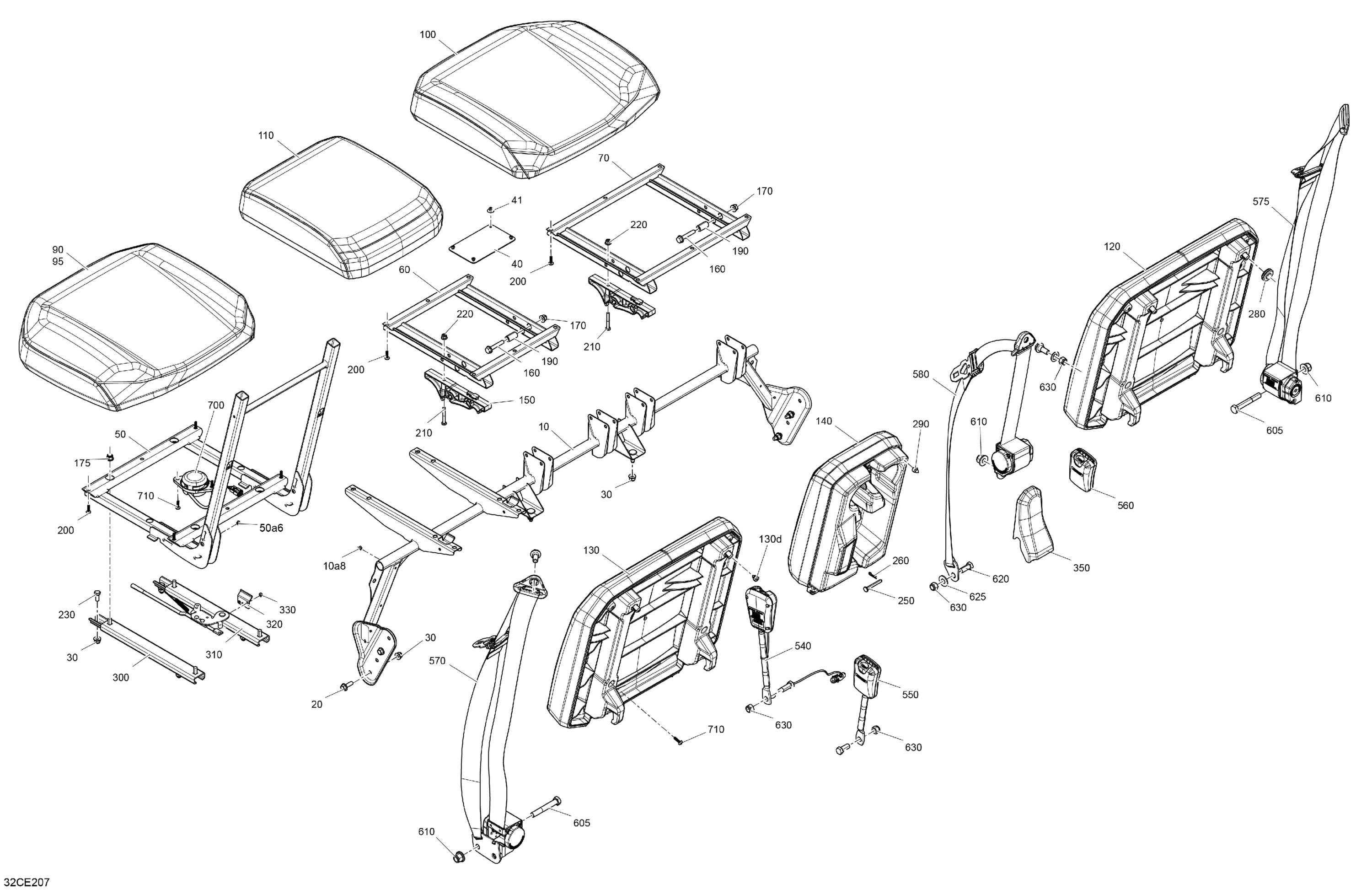 Body - Seat - Front Section