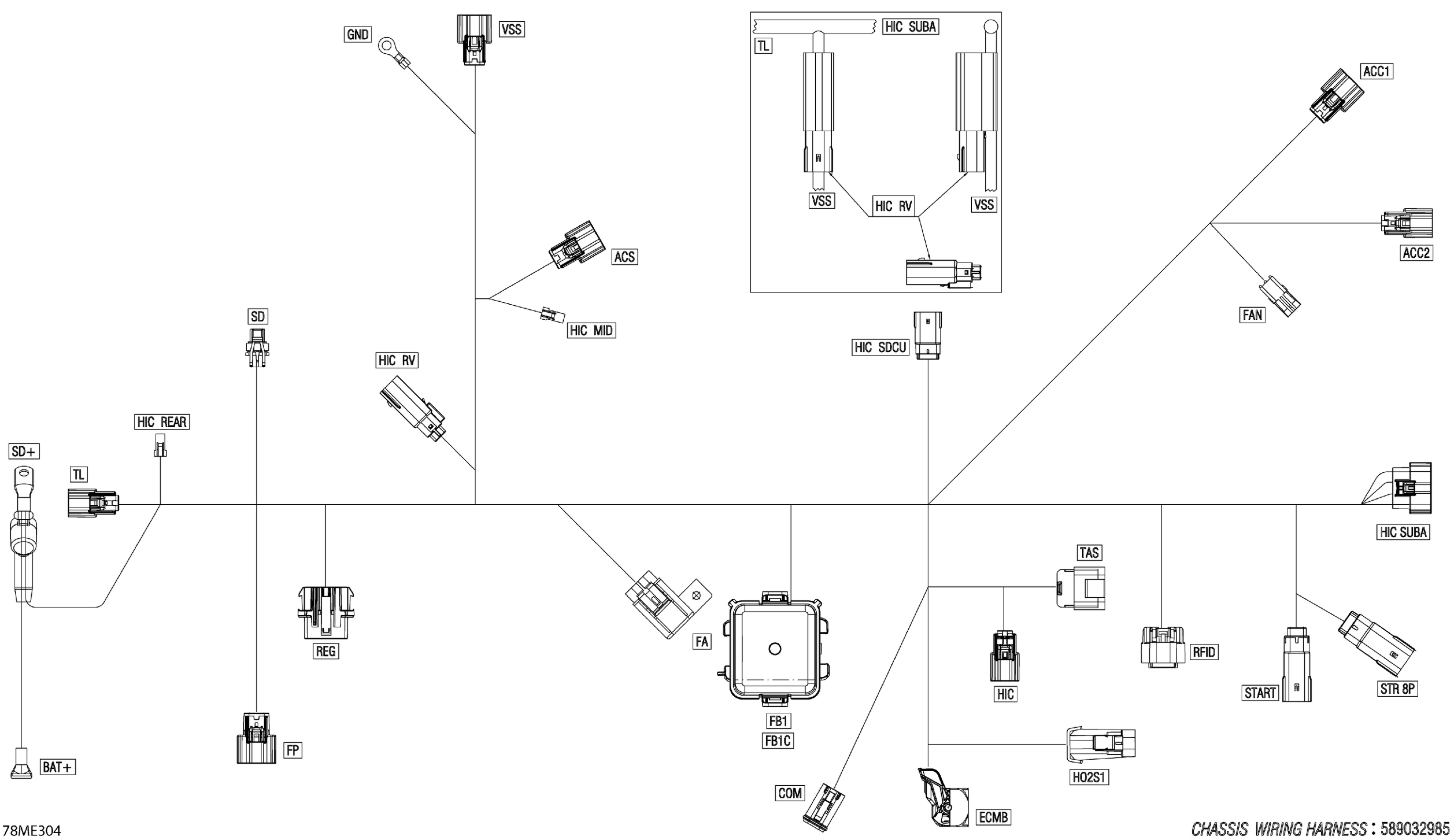 Electric - Main Harness - 515179732