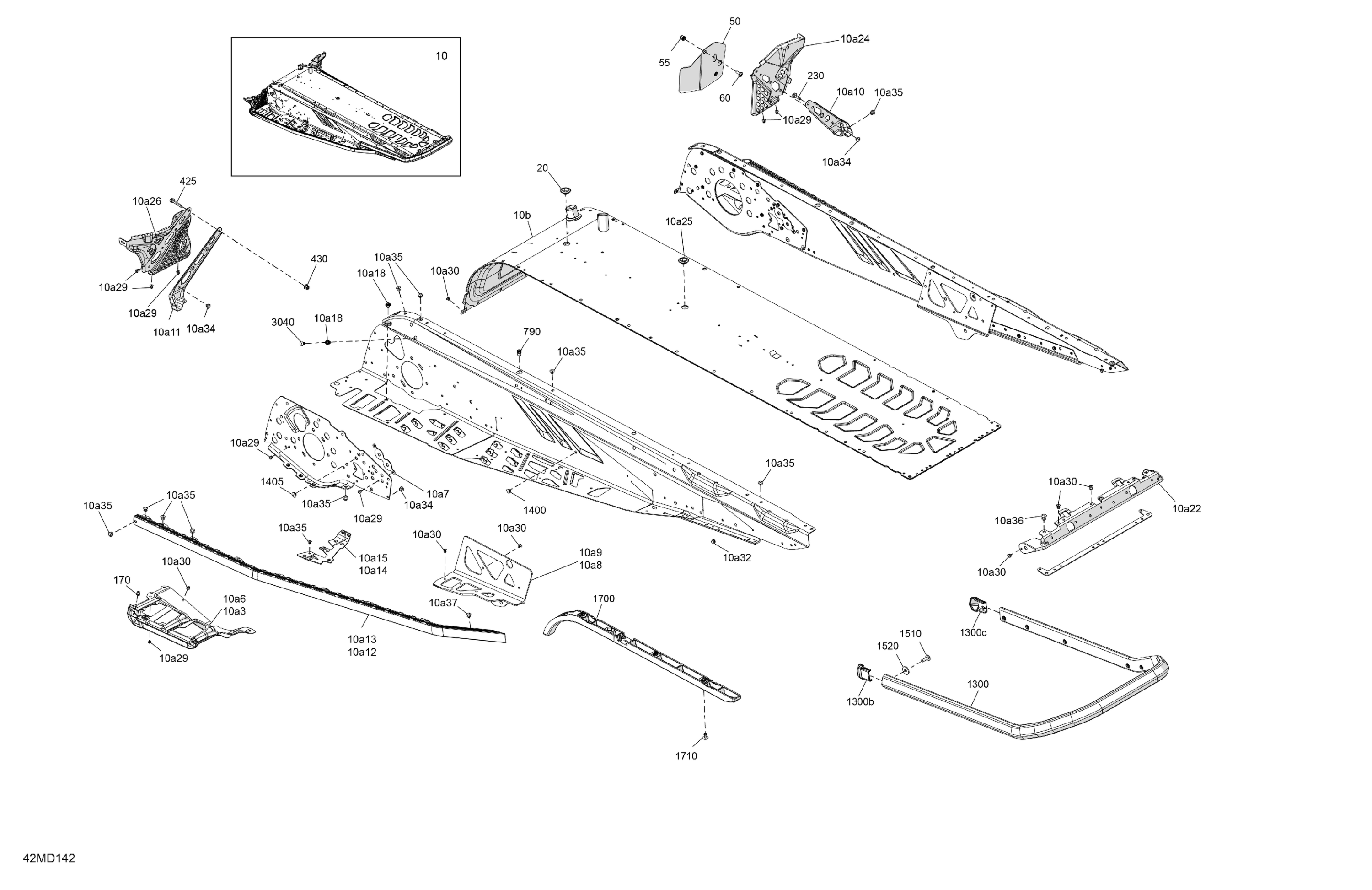 Схема узла: Frame - System - Rear Section