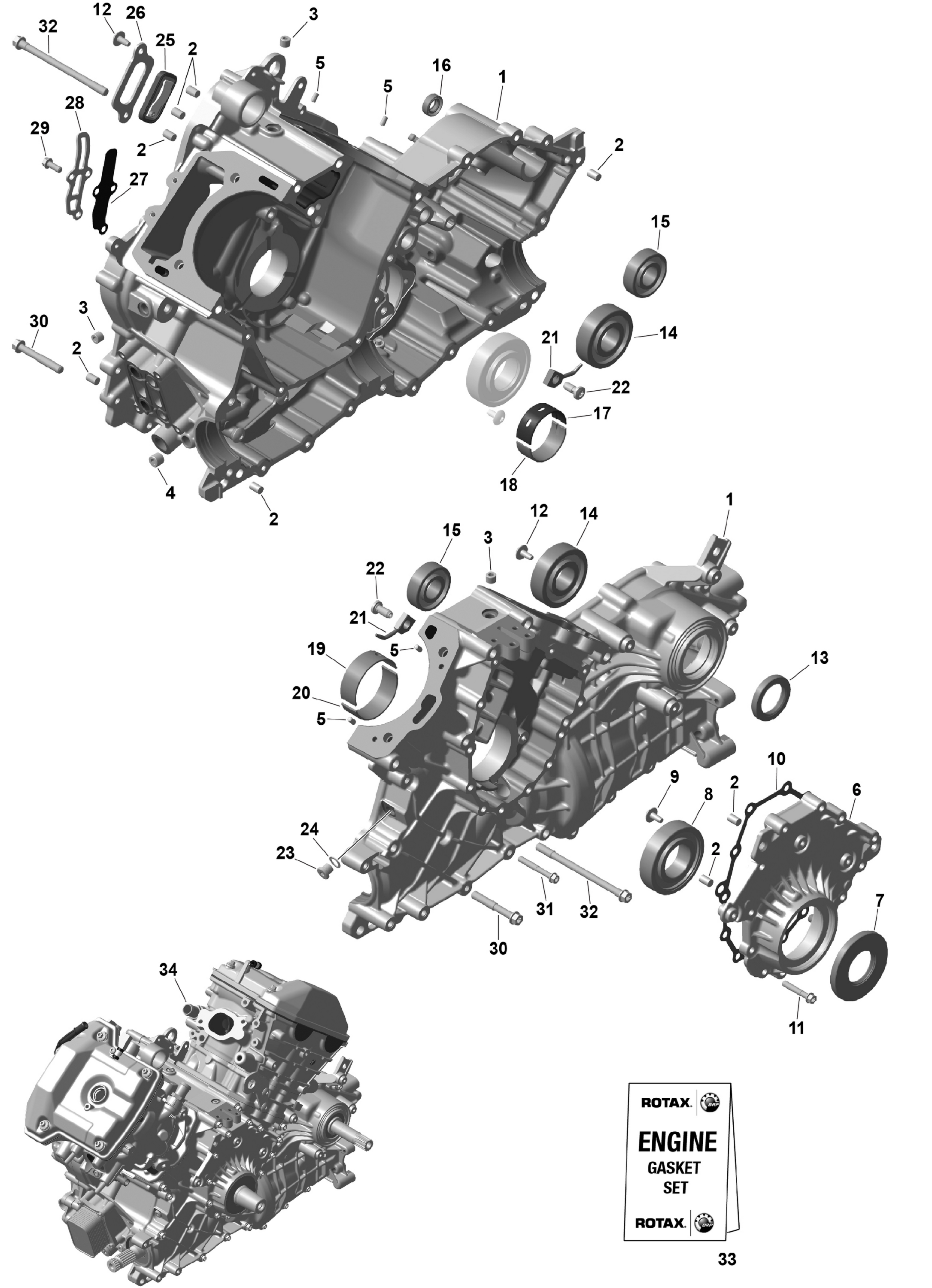 ROTAX - Crankcase