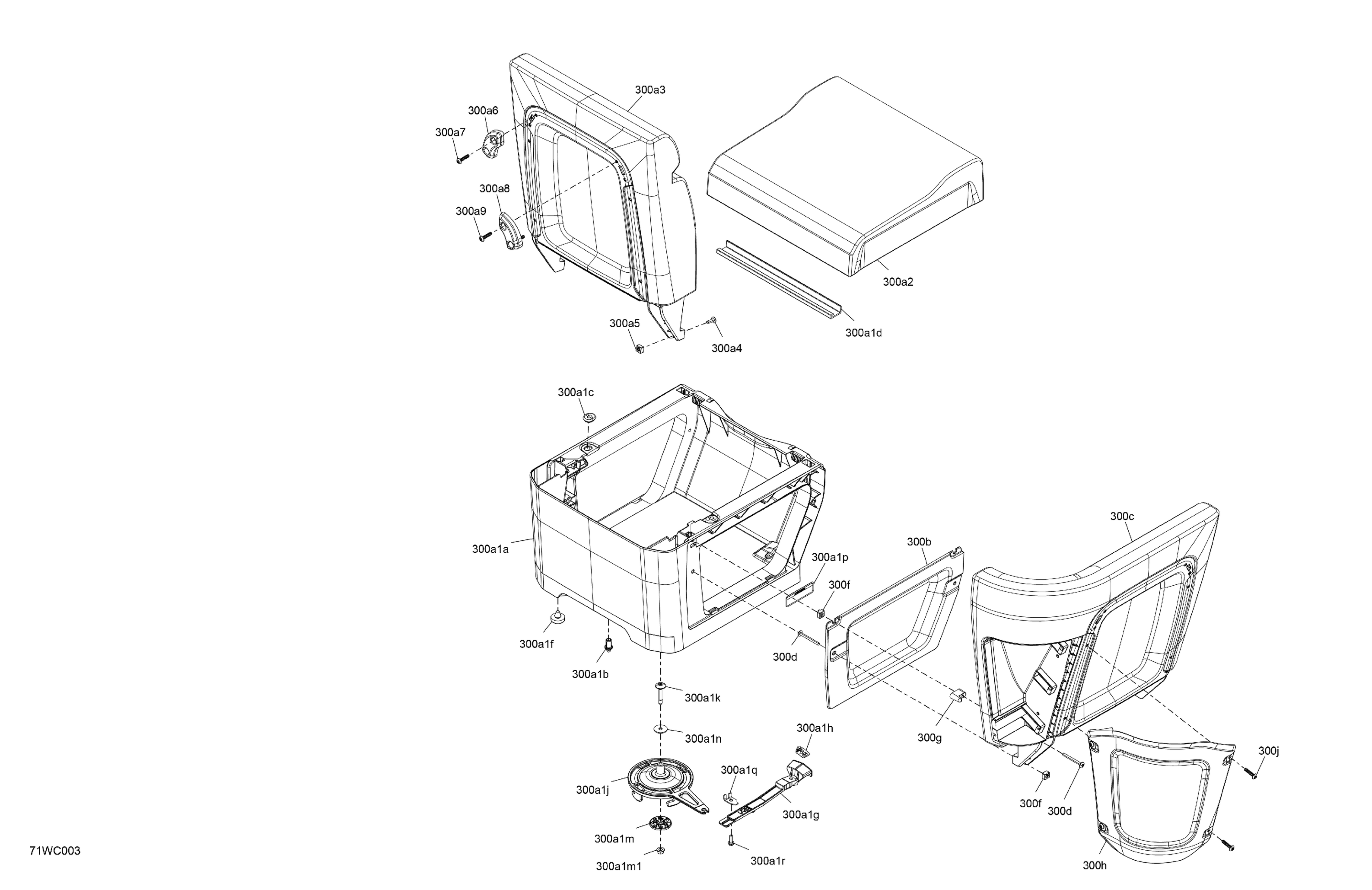 FURNITURE - Seat Corner Backrest (RH)