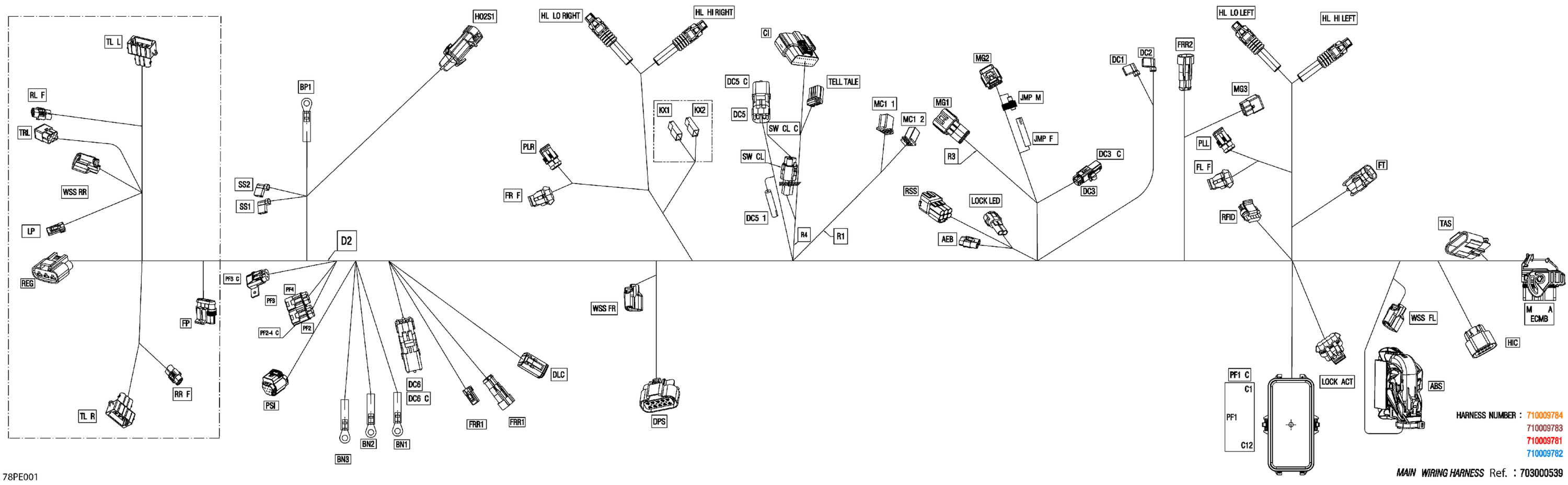 Electric - Main Harness