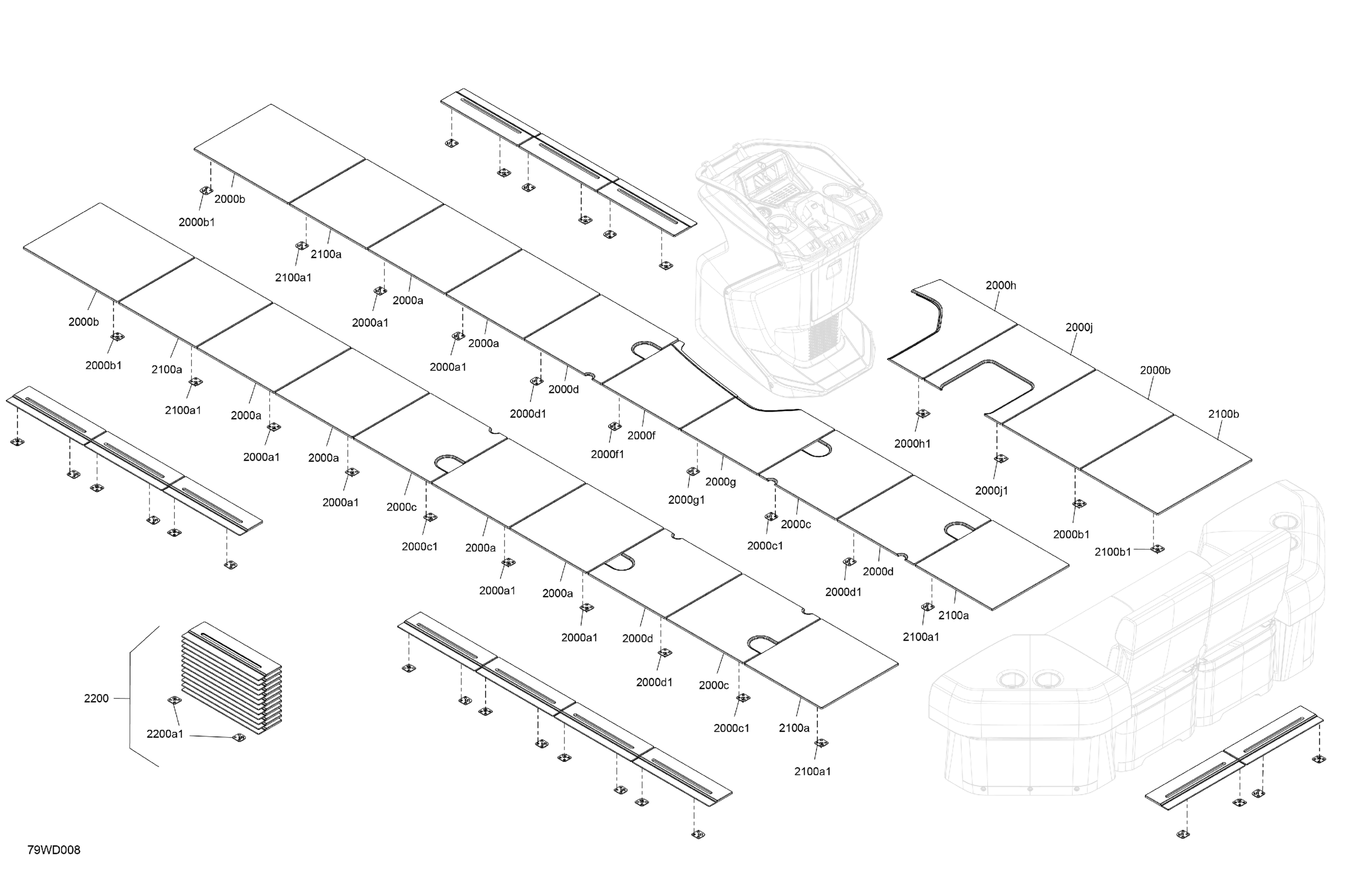 FLOORING - Deck Mat Kit