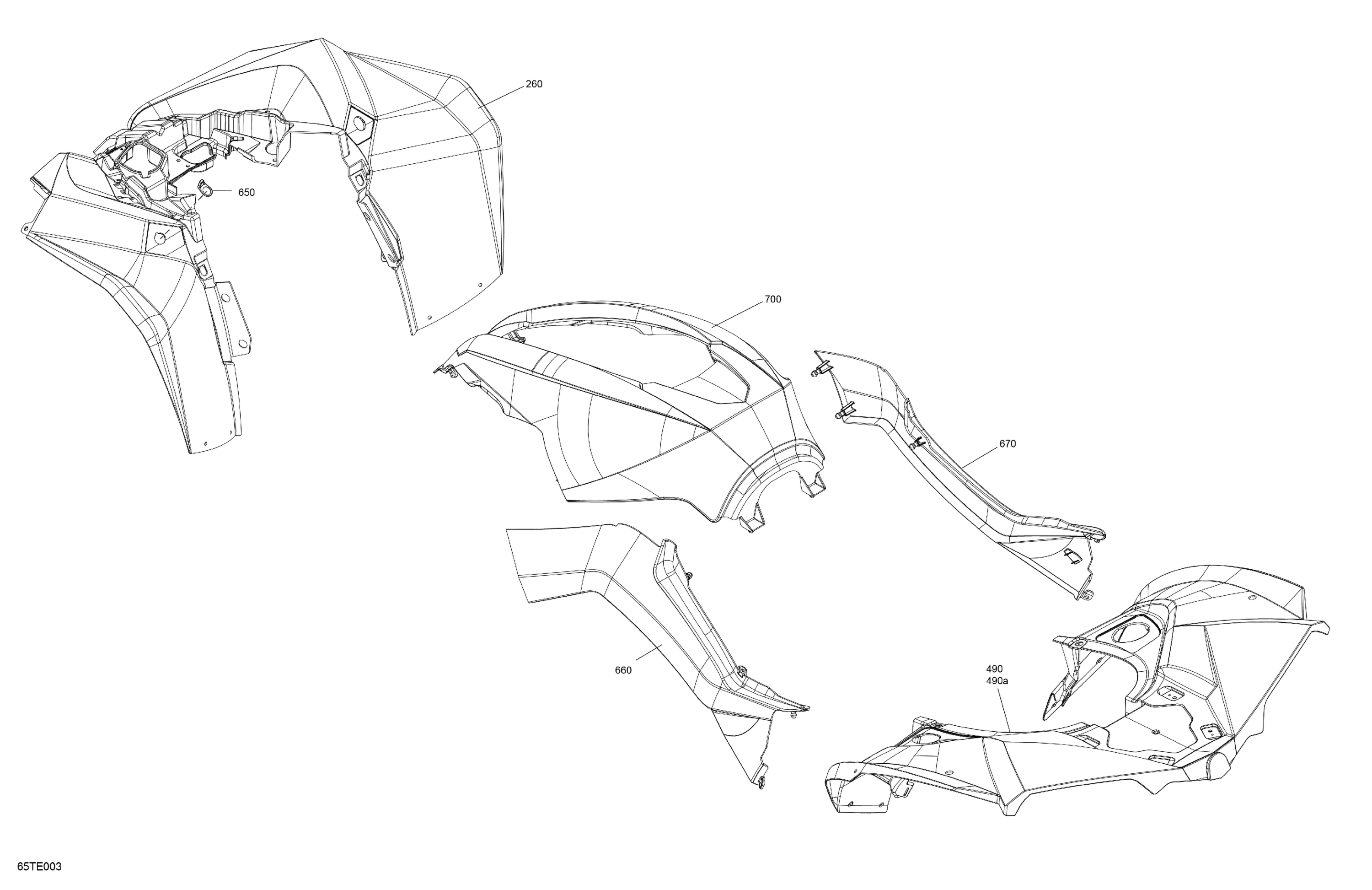 Схема узла: Body - Fender Kit