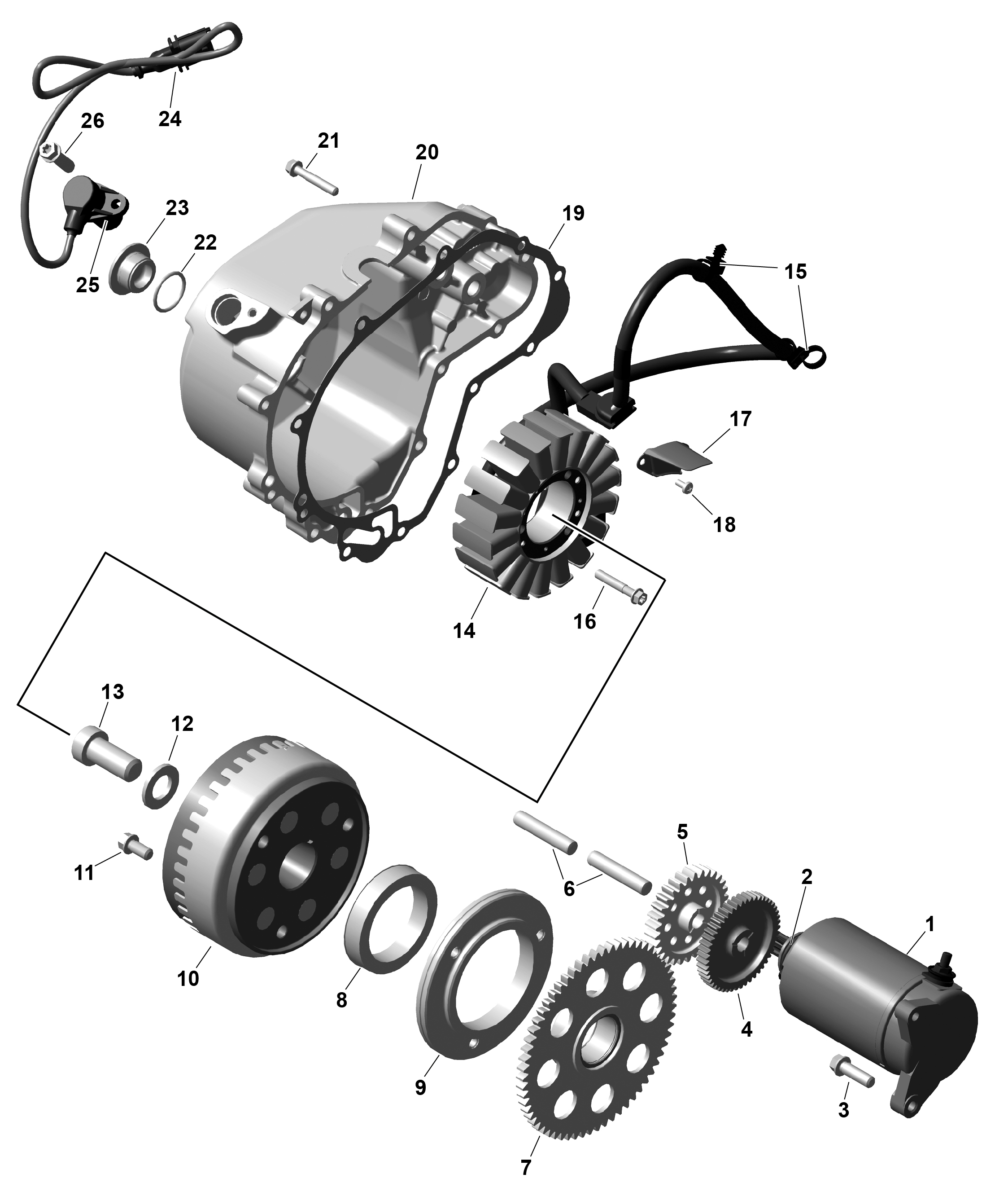 ROTAX - Magneto and Electric Starter