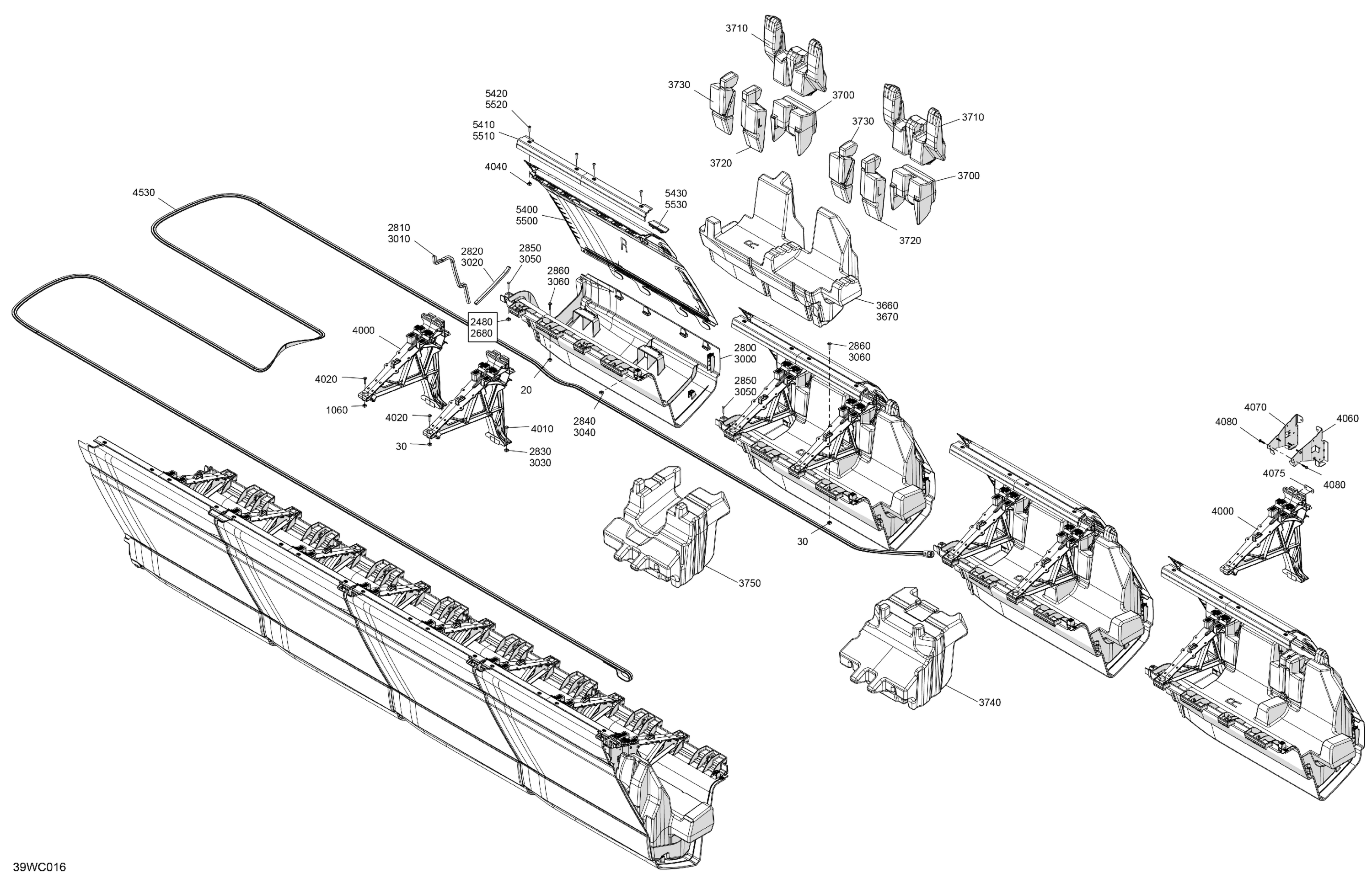 HULL - Central Float Deflector