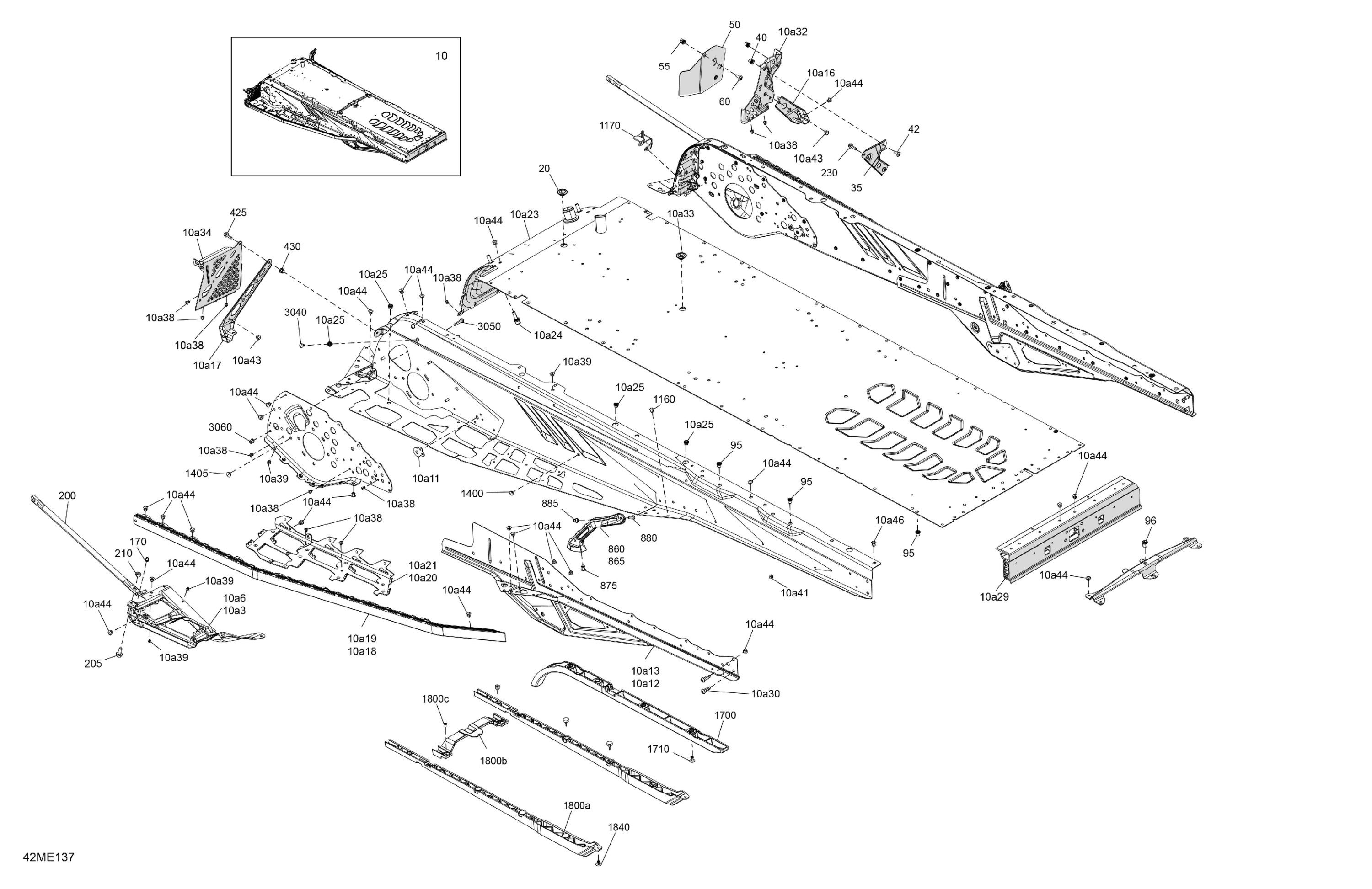 Схема узла: Frame - System - Rear Section