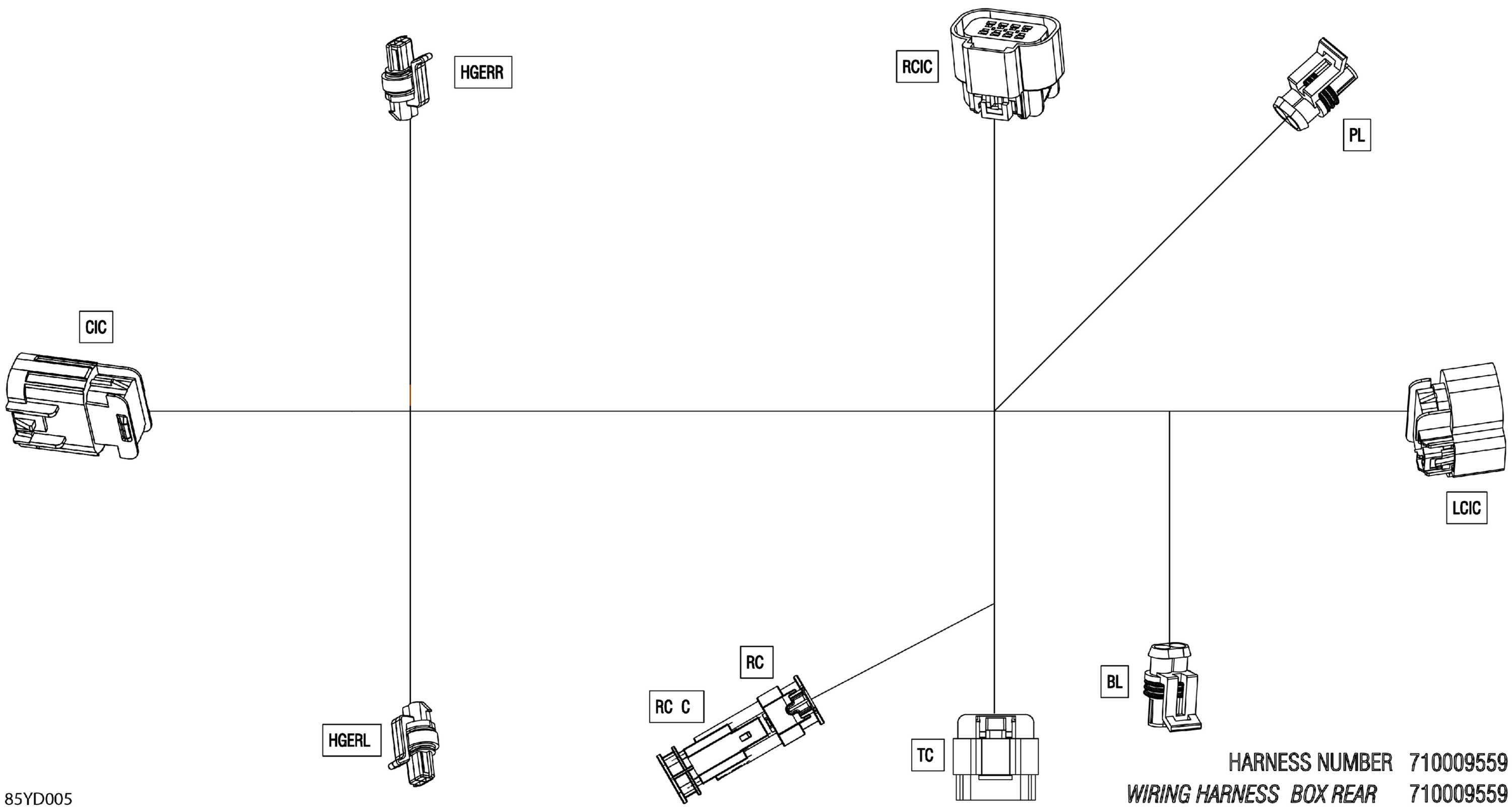 Electric - Rear Box Wiring Harness