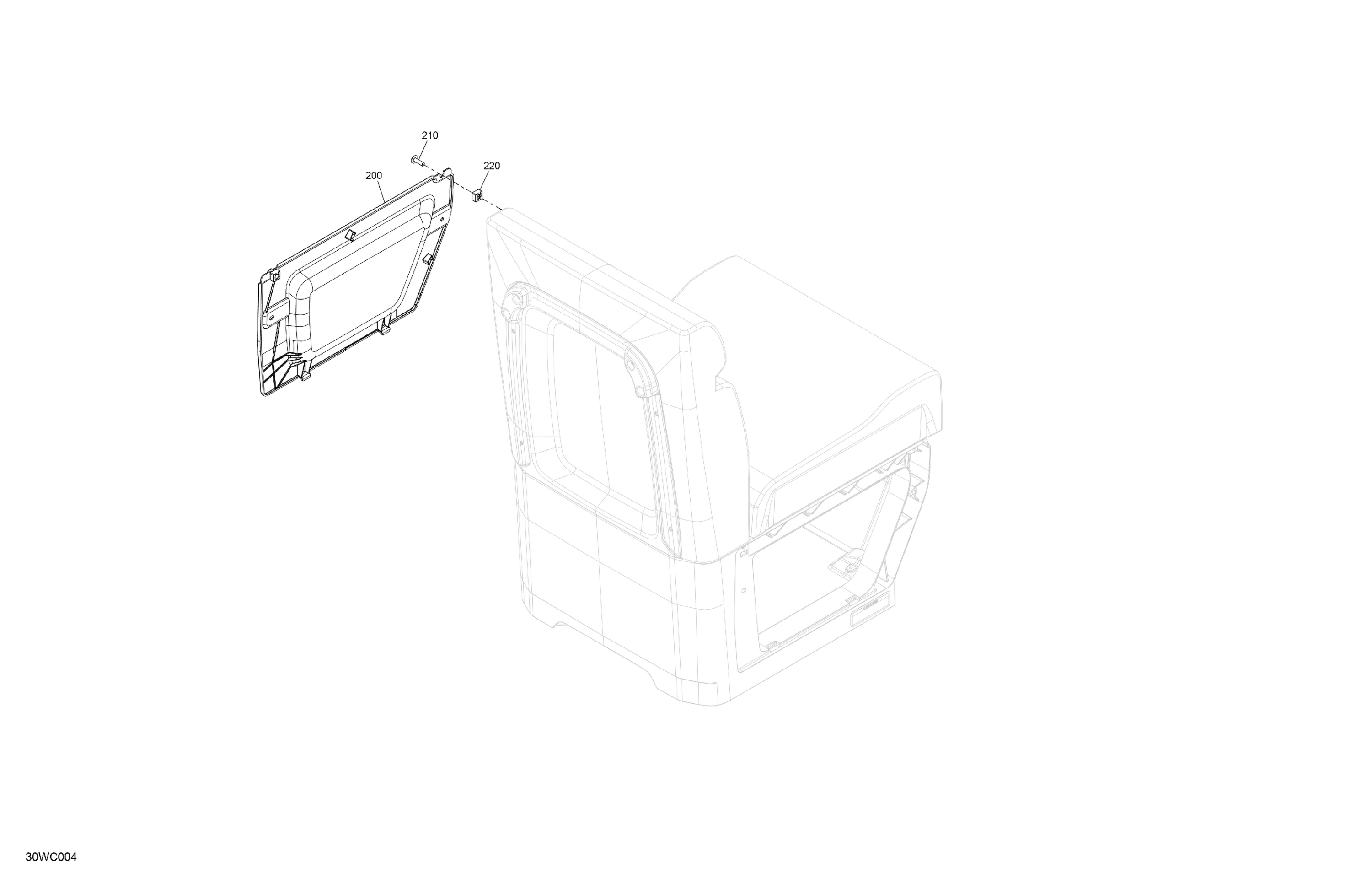 FURNITURE - Seat Side Panel (LH)