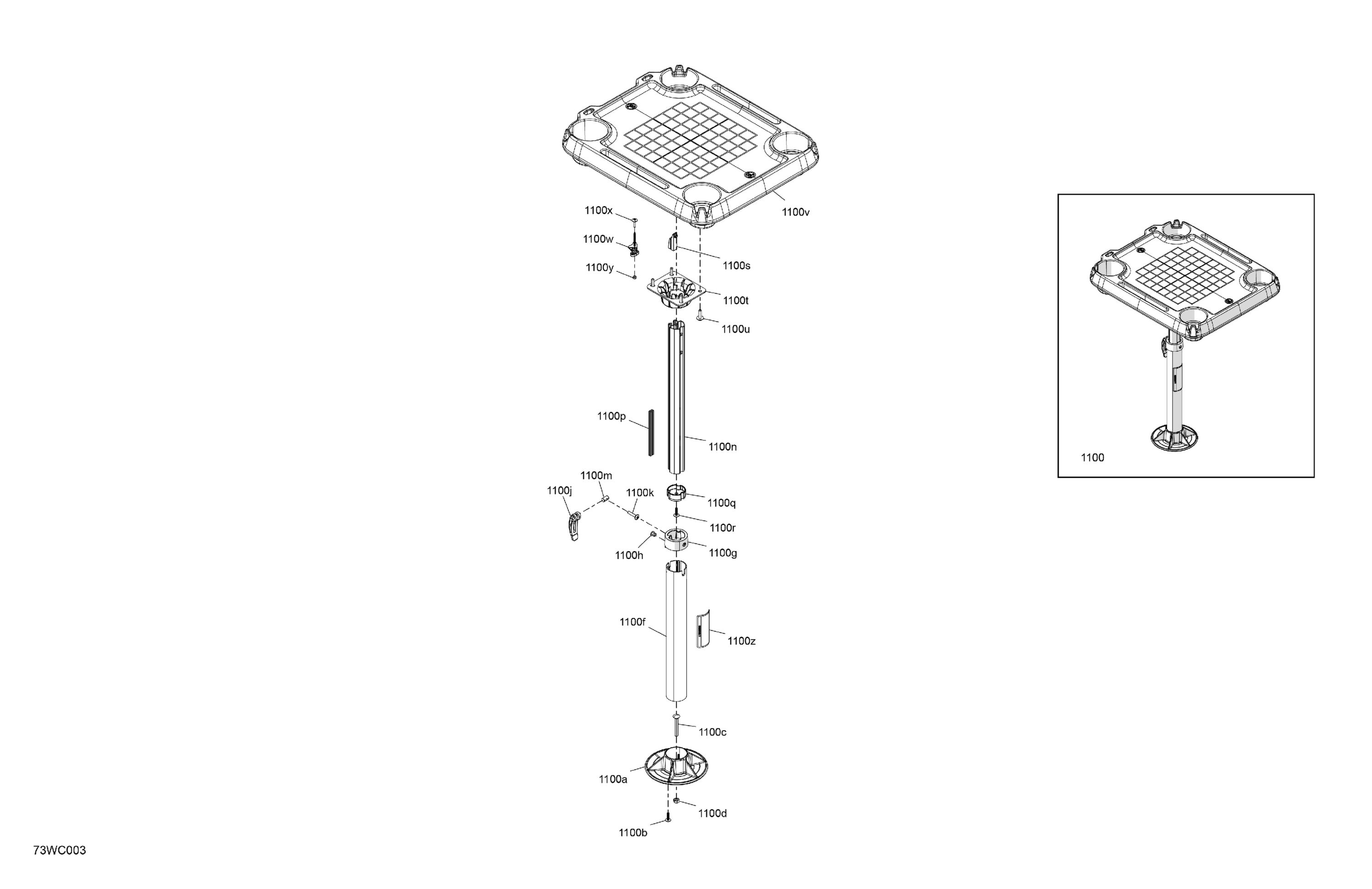 FURNITURE - Adjustable Table