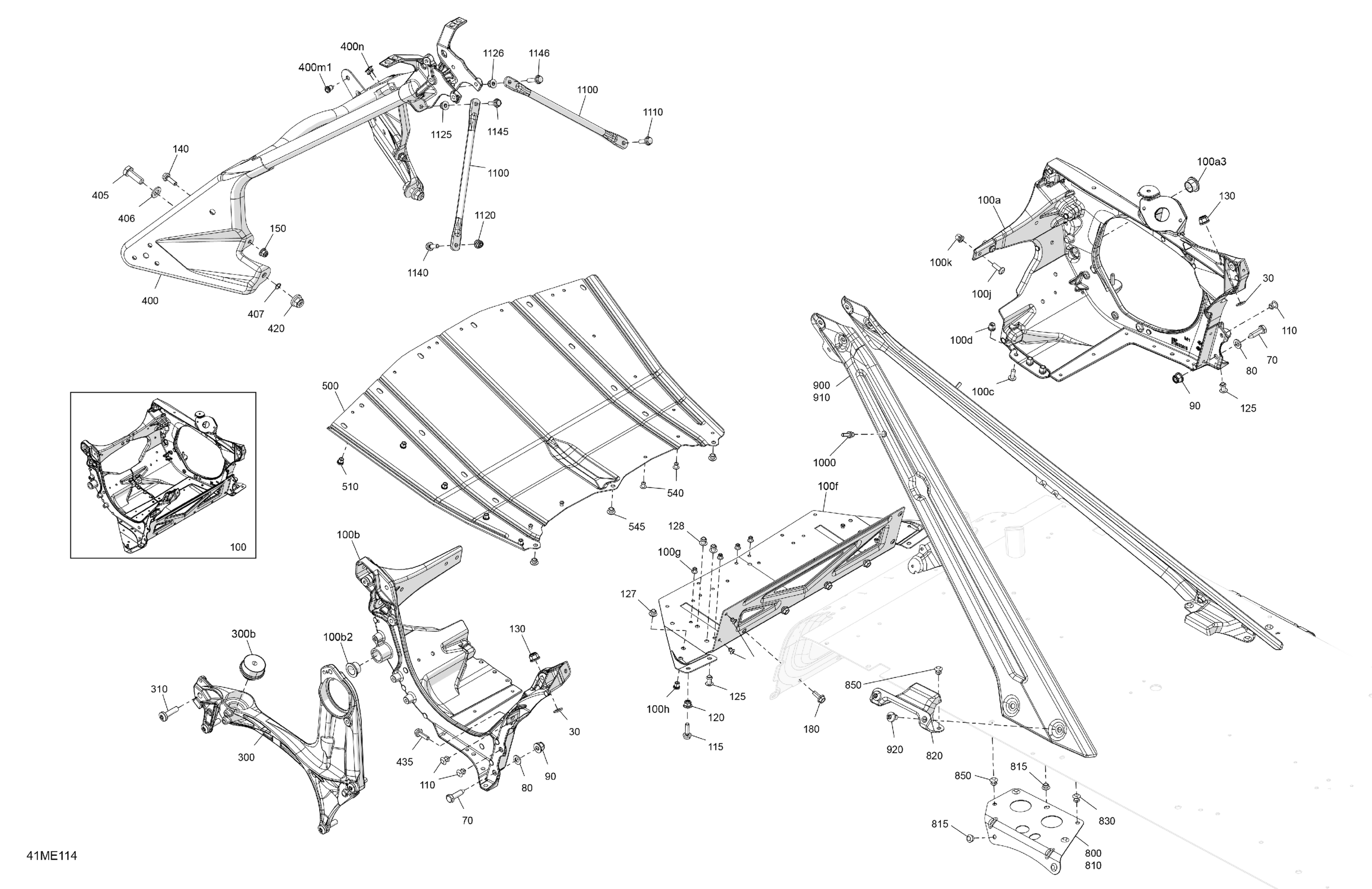 Схема узла: Frame - System - Front Section