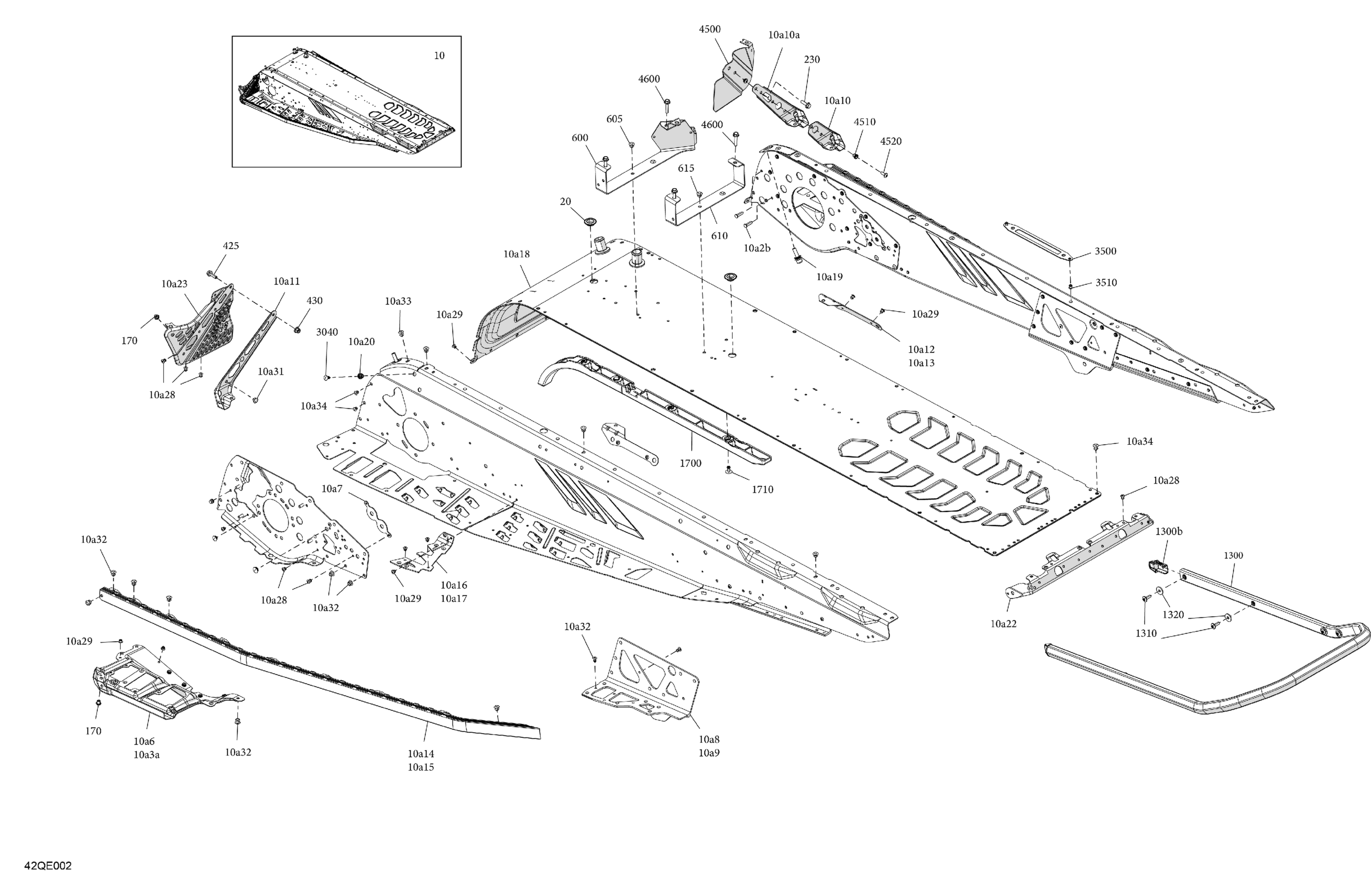 Схема узла: Frame - System - Rear Section