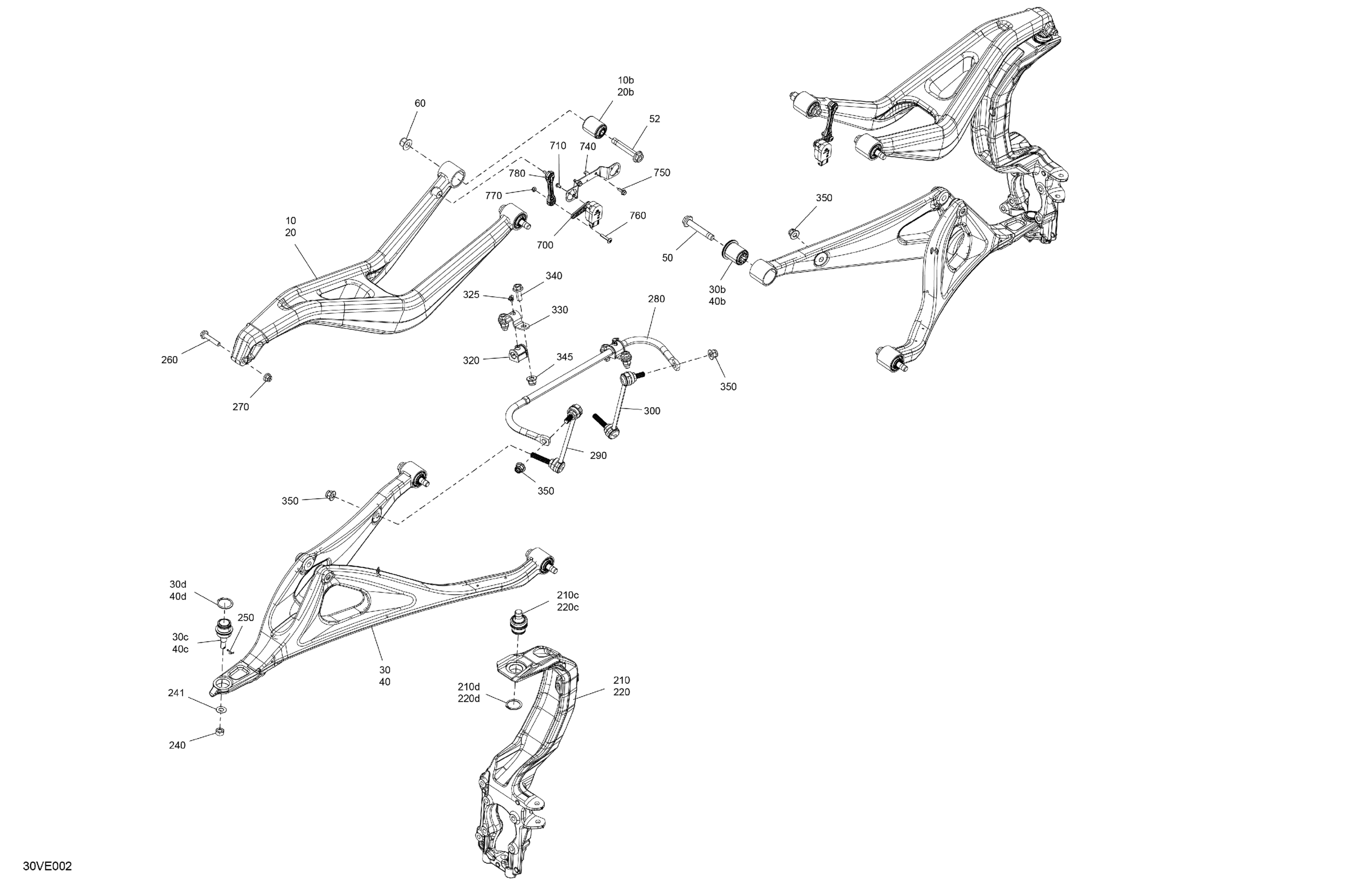 Схема узла: Suspension - Front Components