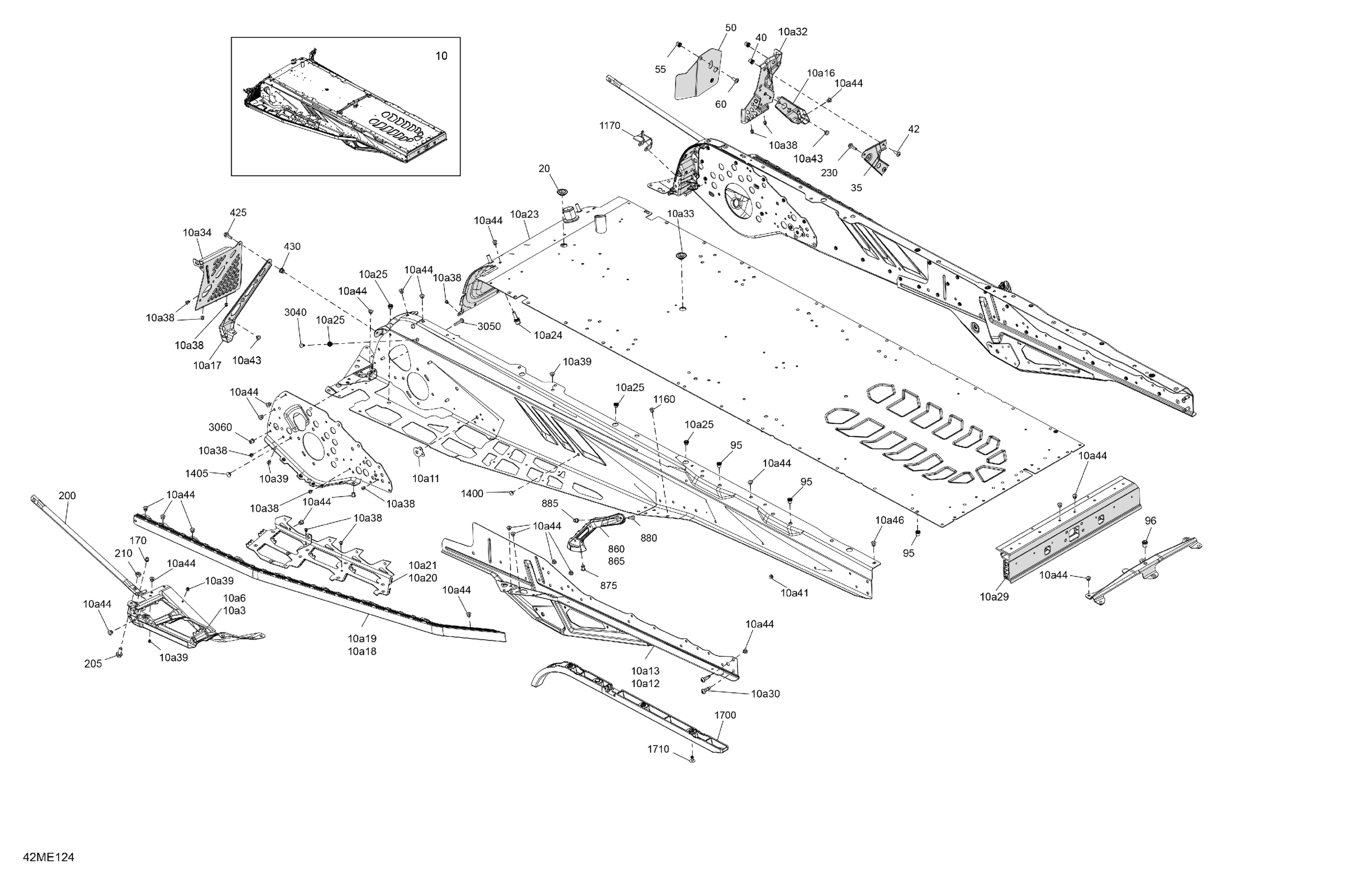 Схема узла: Frame - System - Rear Section