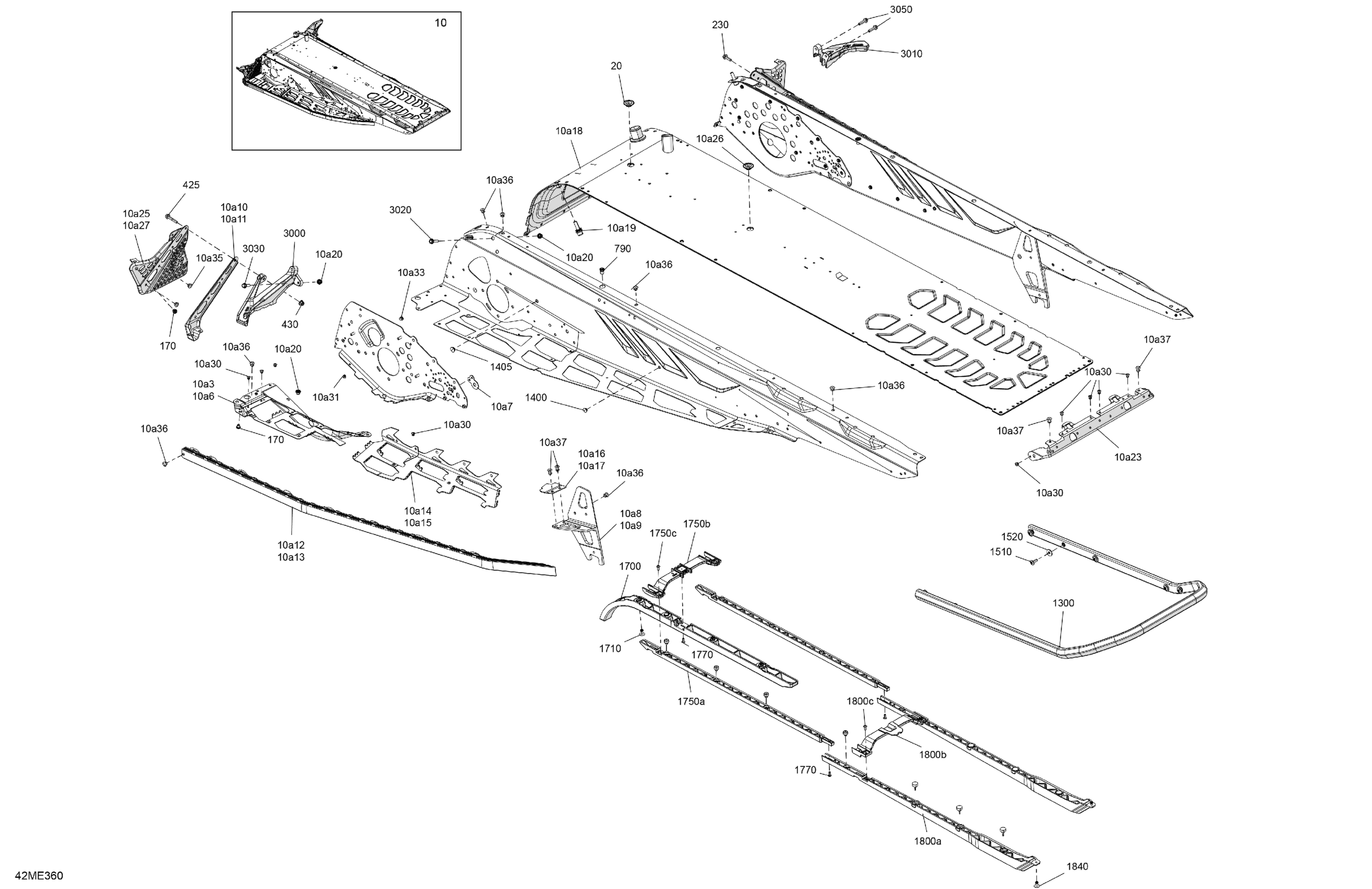 Схема узла: Frame - System - Rear Section