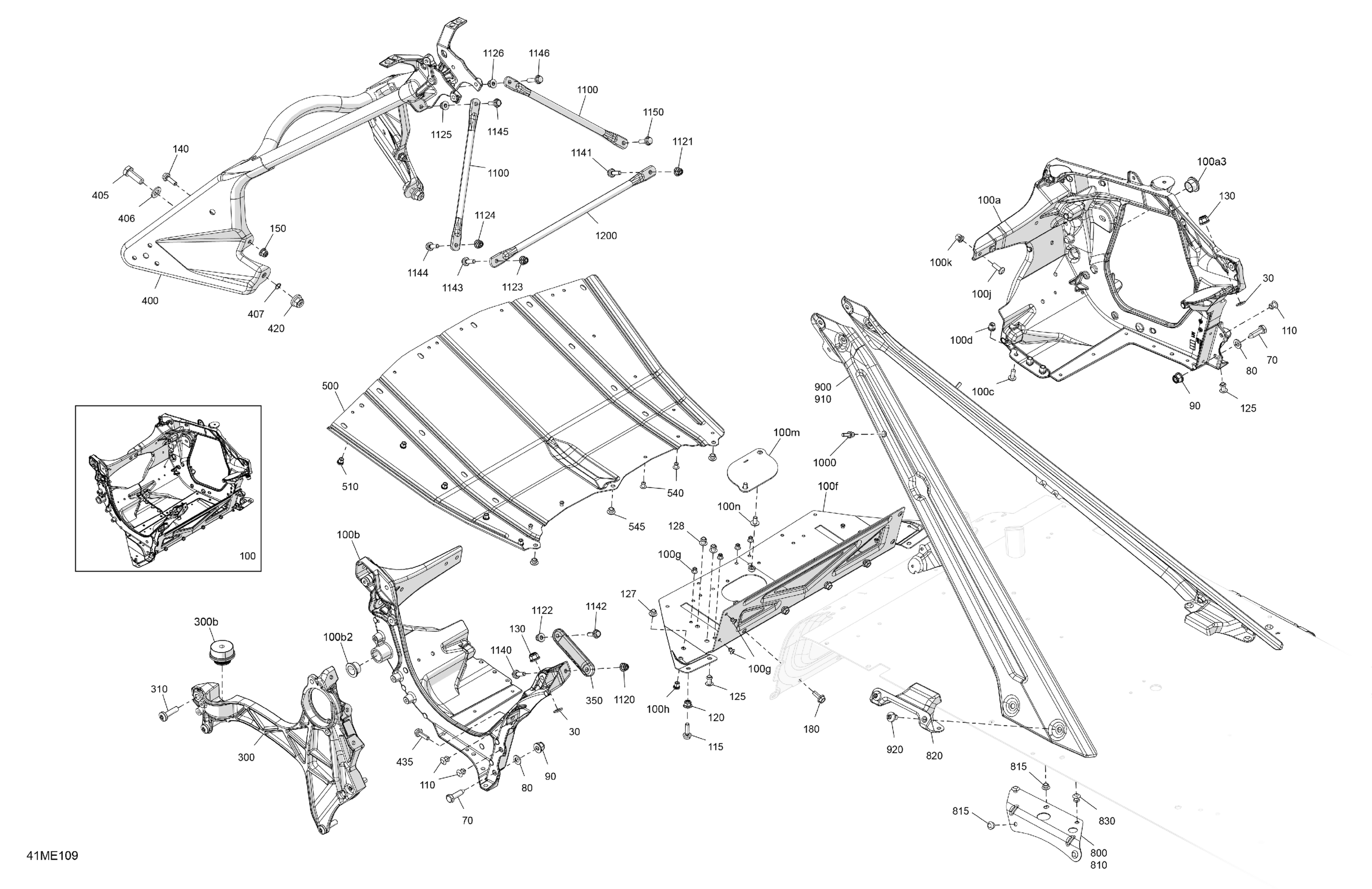 Схема узла: Frame - System - Front Section