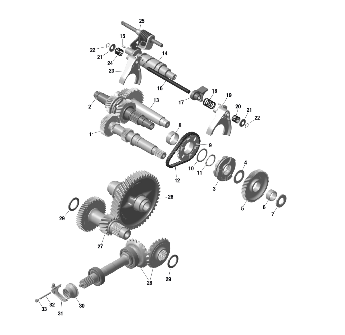 ROTAX - Gear Box 2 - 686 779 - Hua Yong - 1st Generation