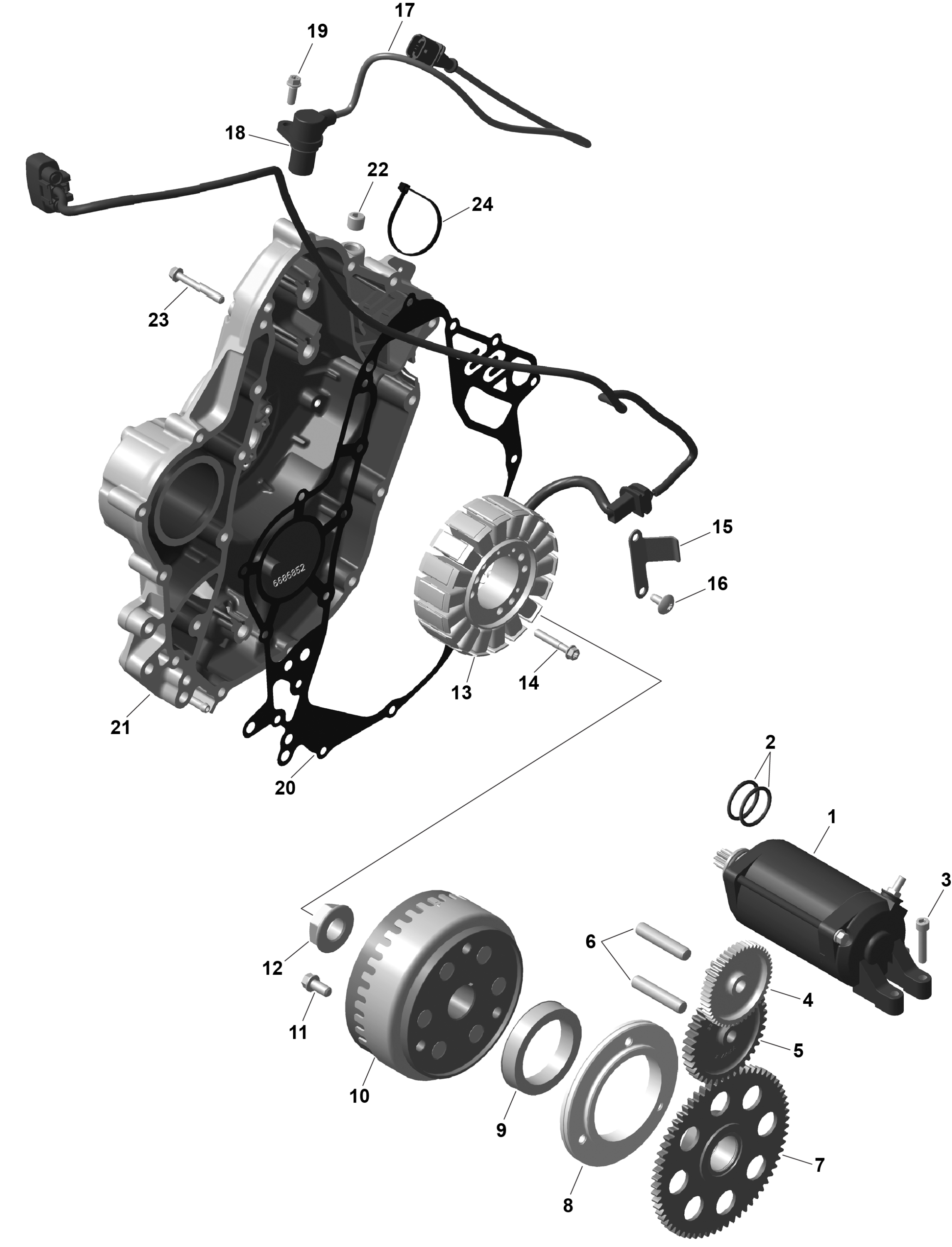 ROTAX - Magneto and Electric Starter