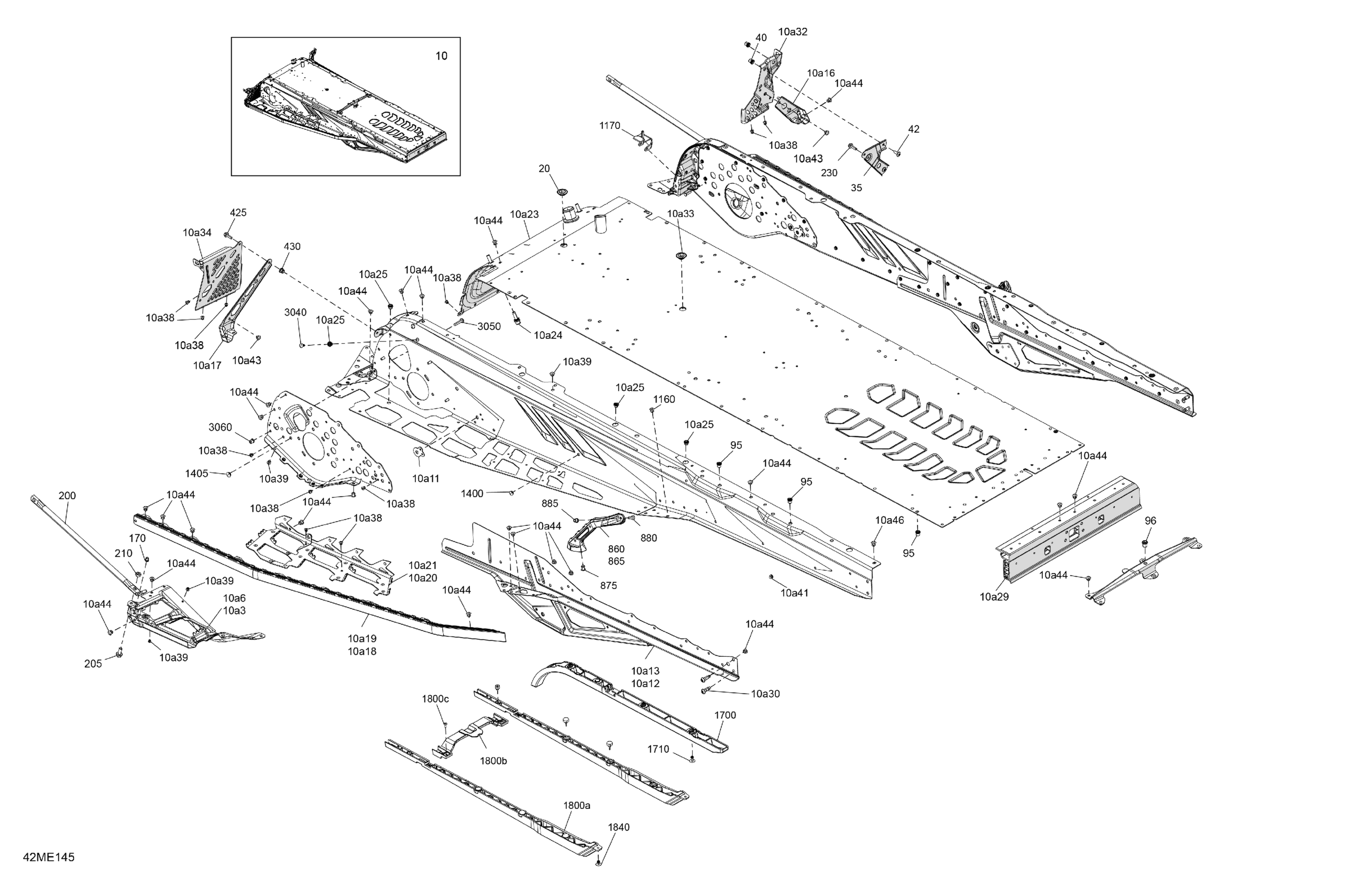 Схема узла: Frame - System - Rear Section