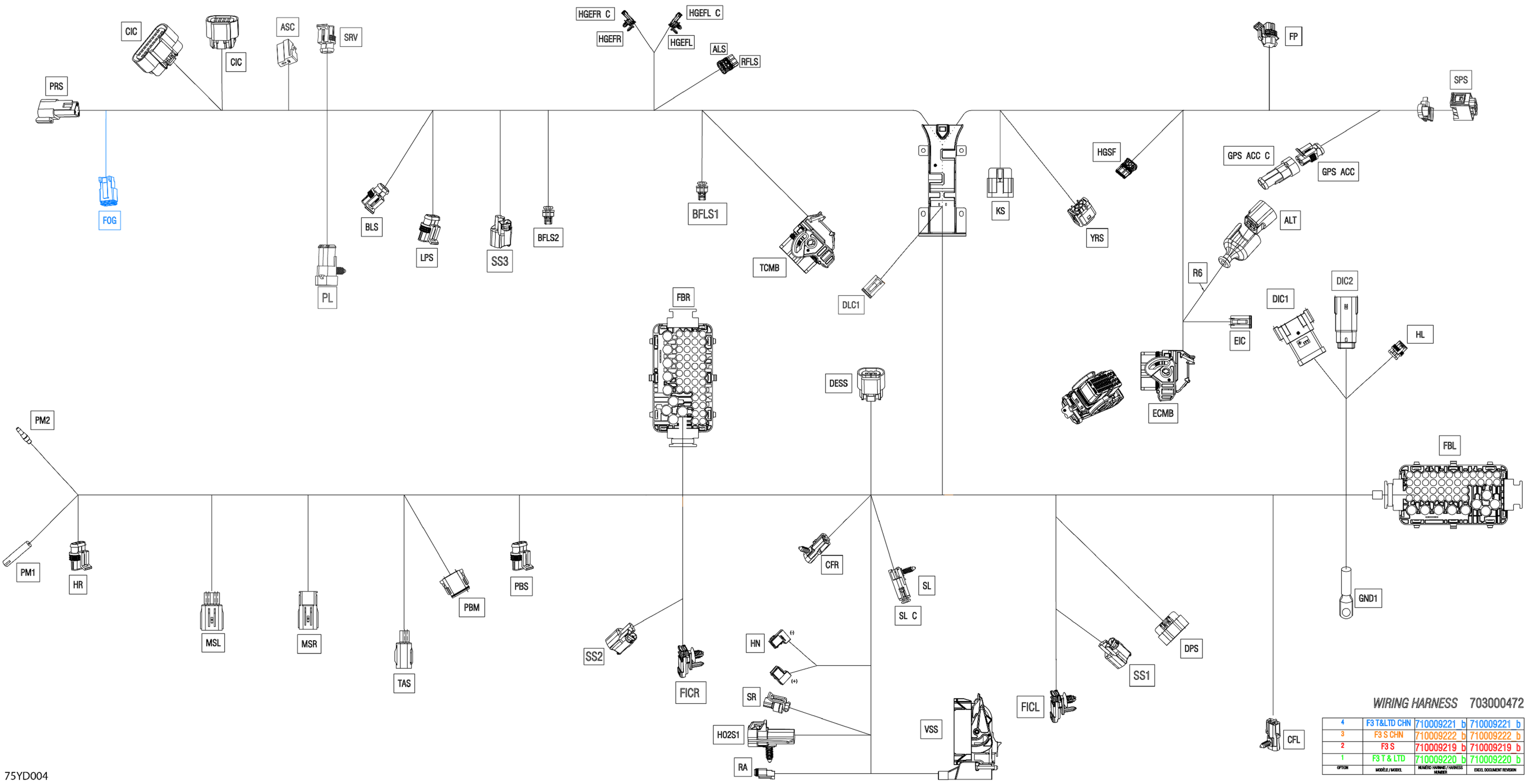 Electric - Main Harness