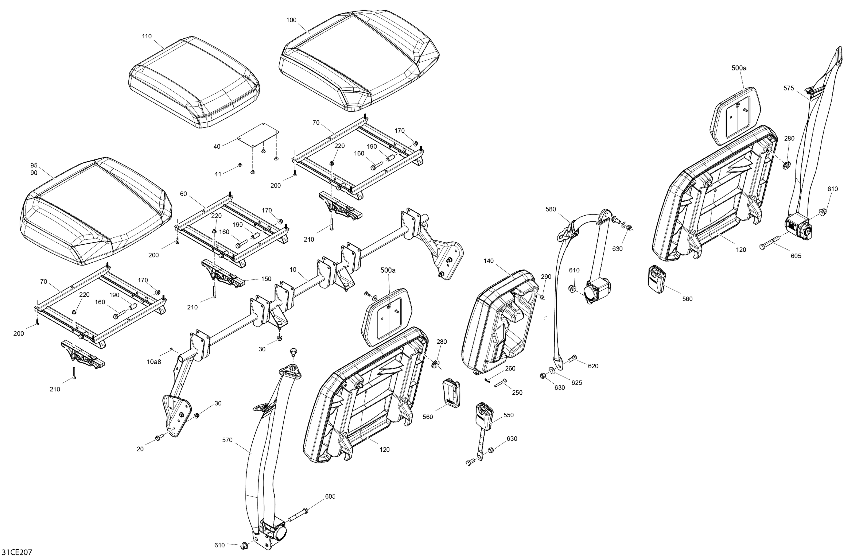 Body - Seat - Rear Section