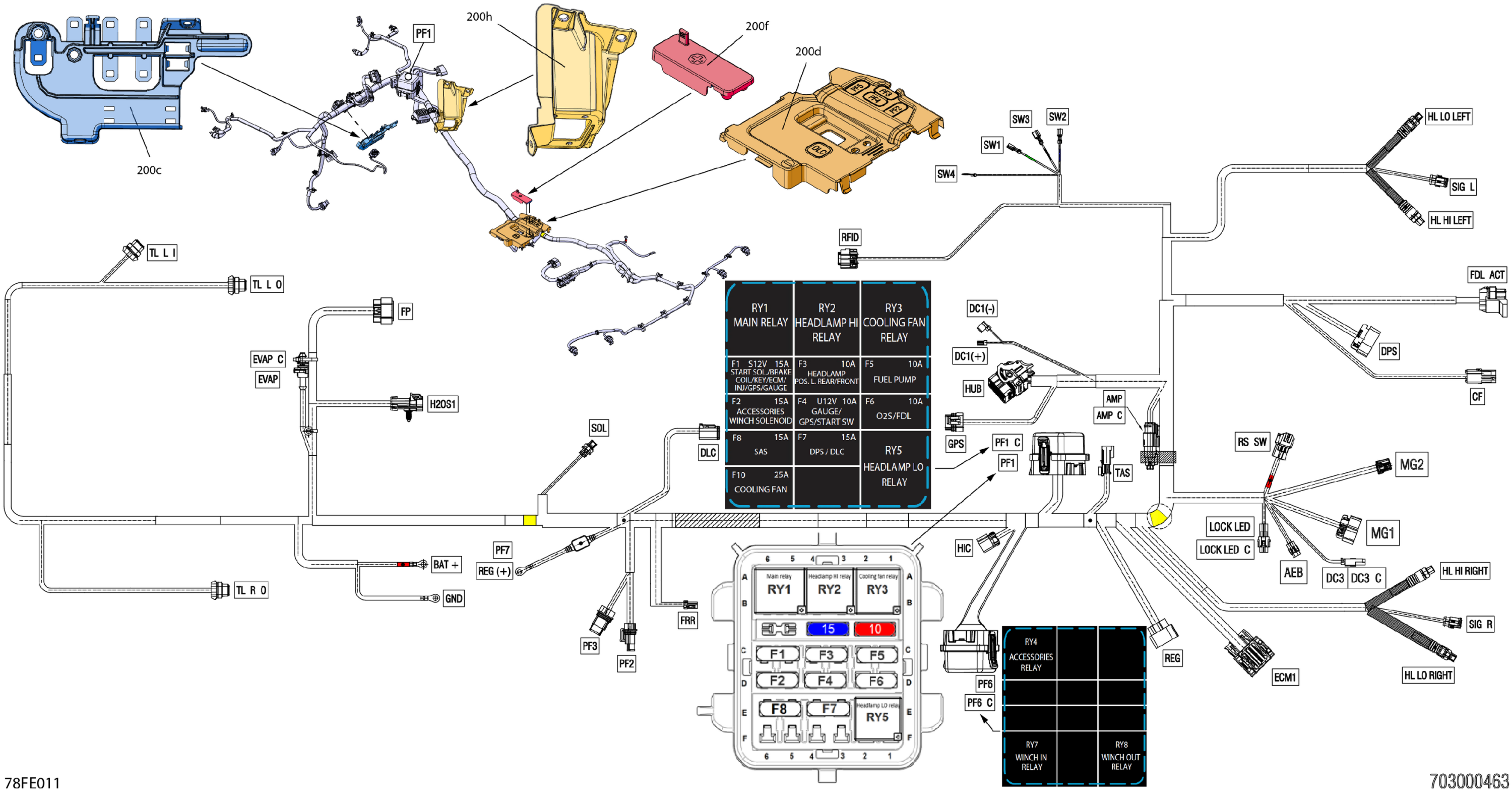 Electric - Main Harness