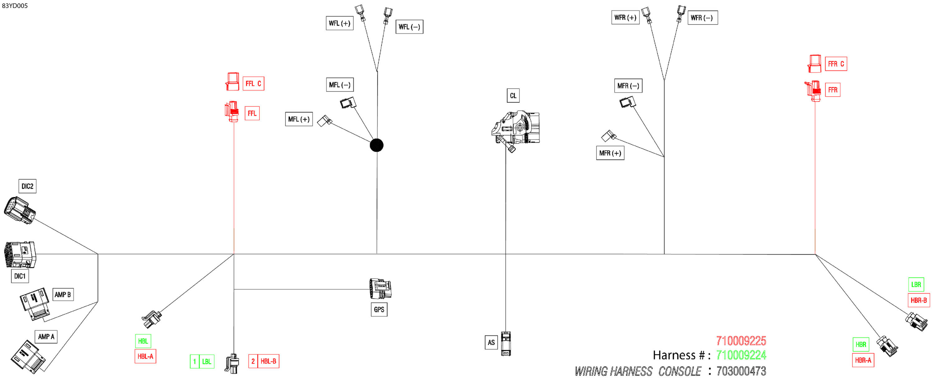 Electric - Console Wiring Harness