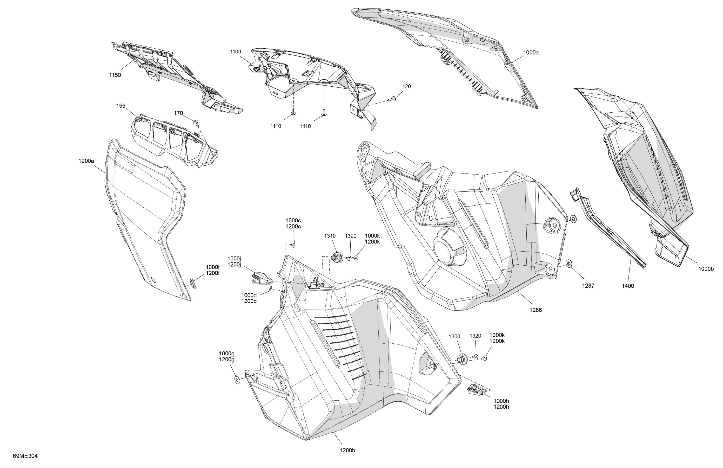 Схема узла: Body - Side Panels