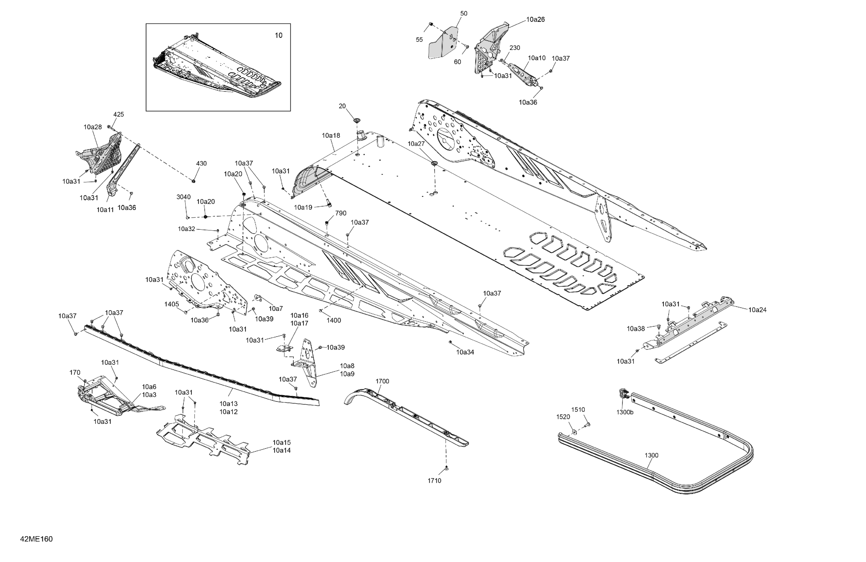 Схема узла: Frame - System - Rear Section