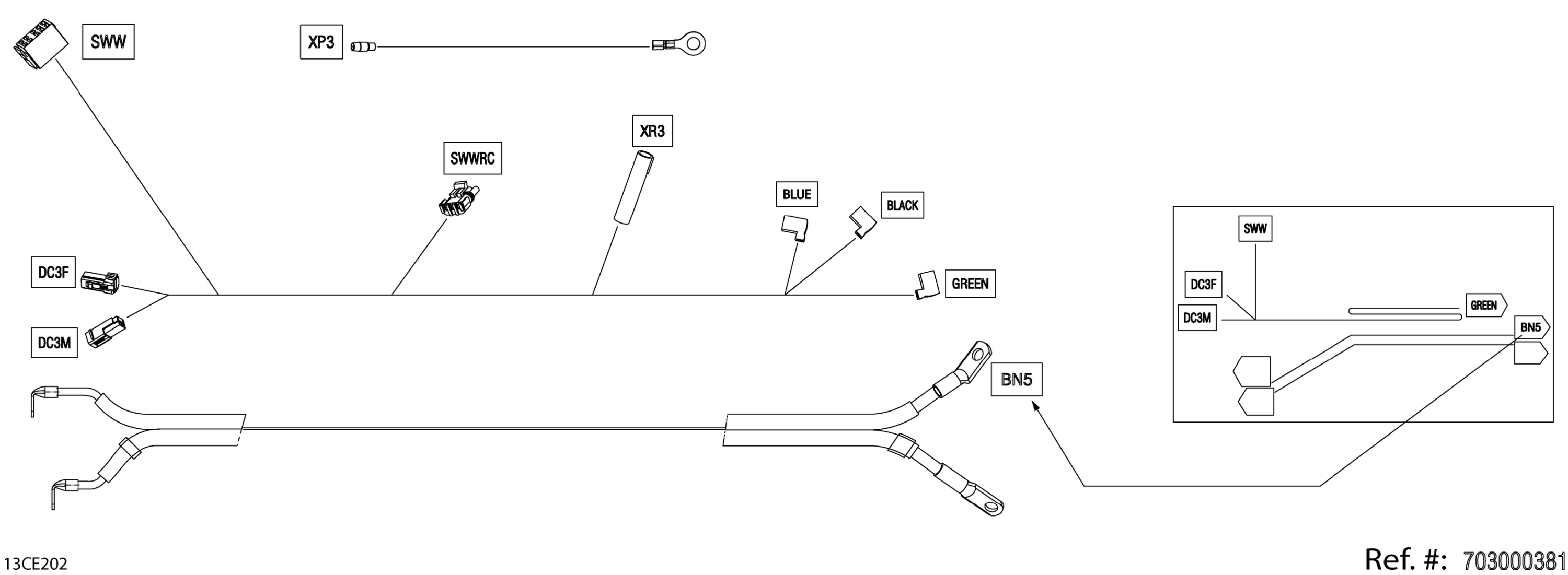 Electric - Winch Wiring Harness