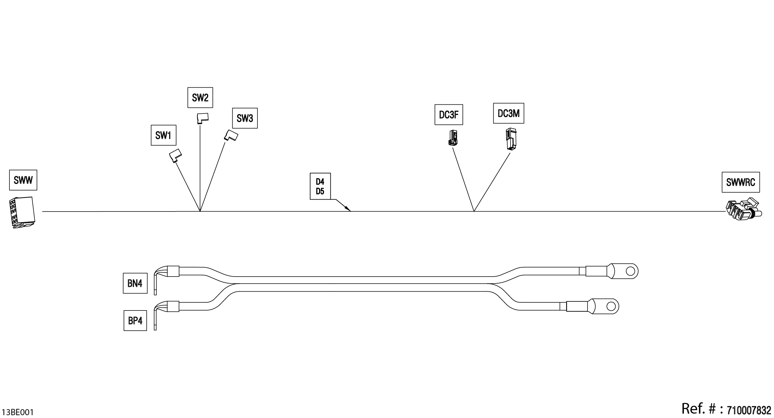 Electric - Winch Wiring Harness