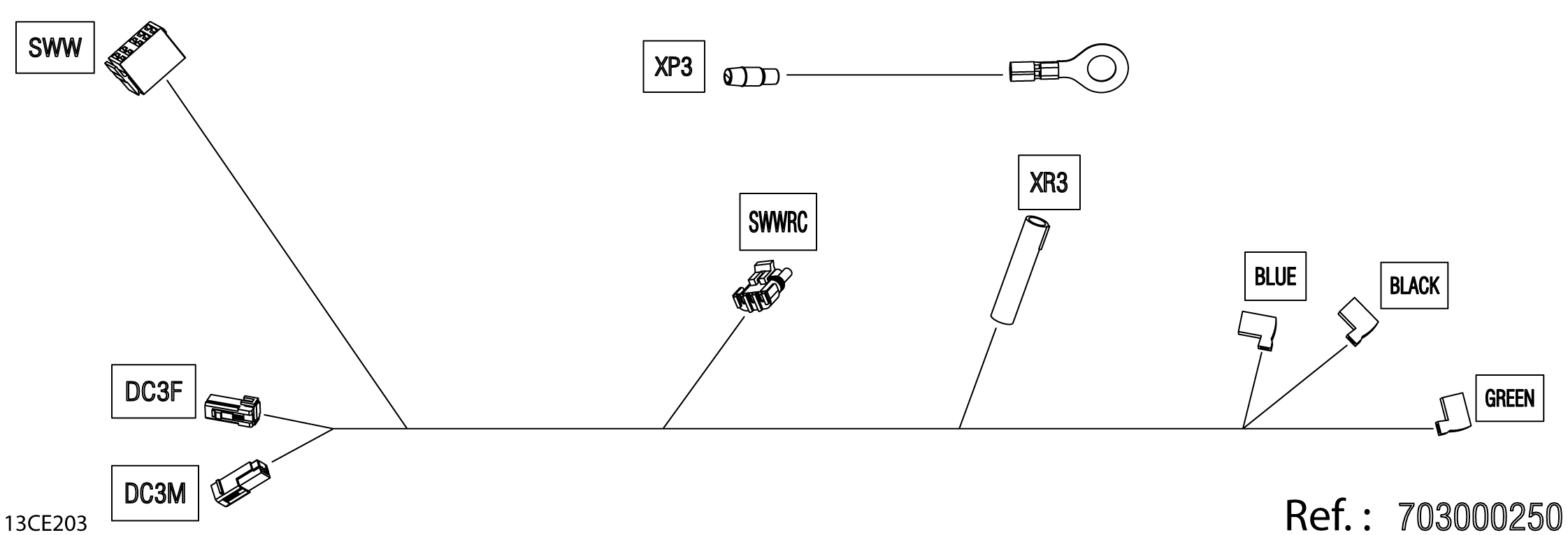 Electric - Winch Wiring Harness