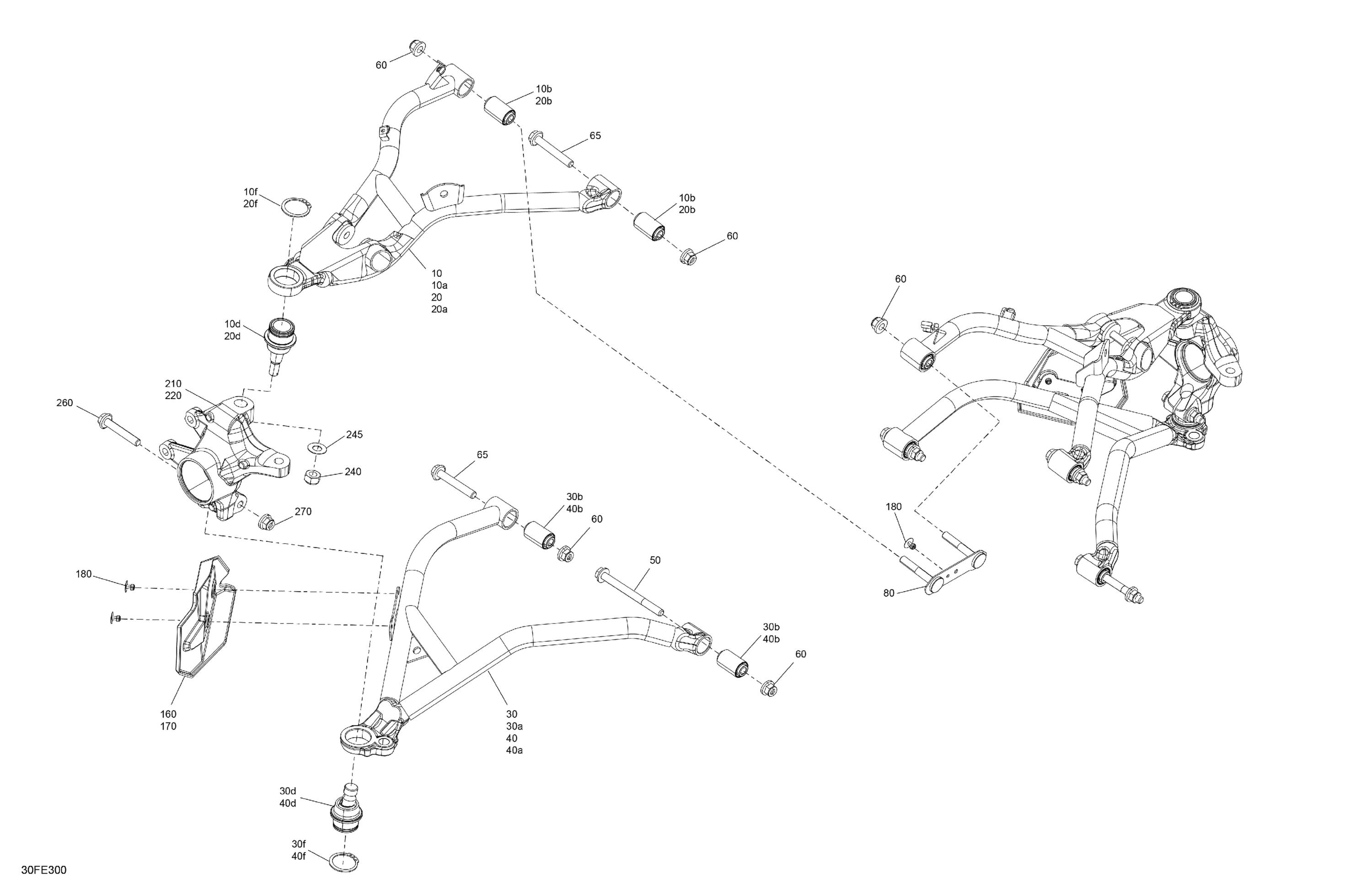 Схема узла: Suspension - Front Components