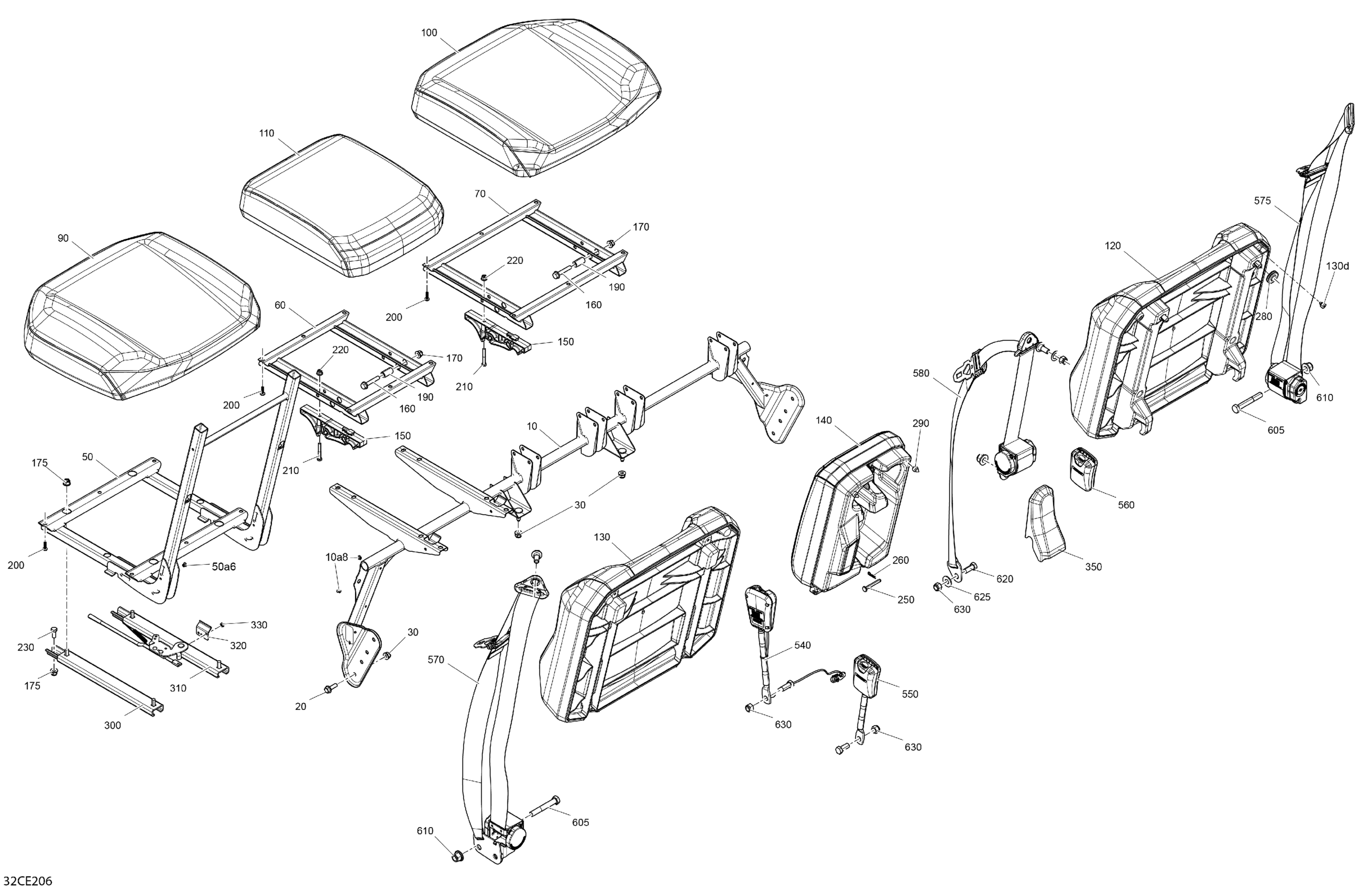 Body - Seat - Front Section