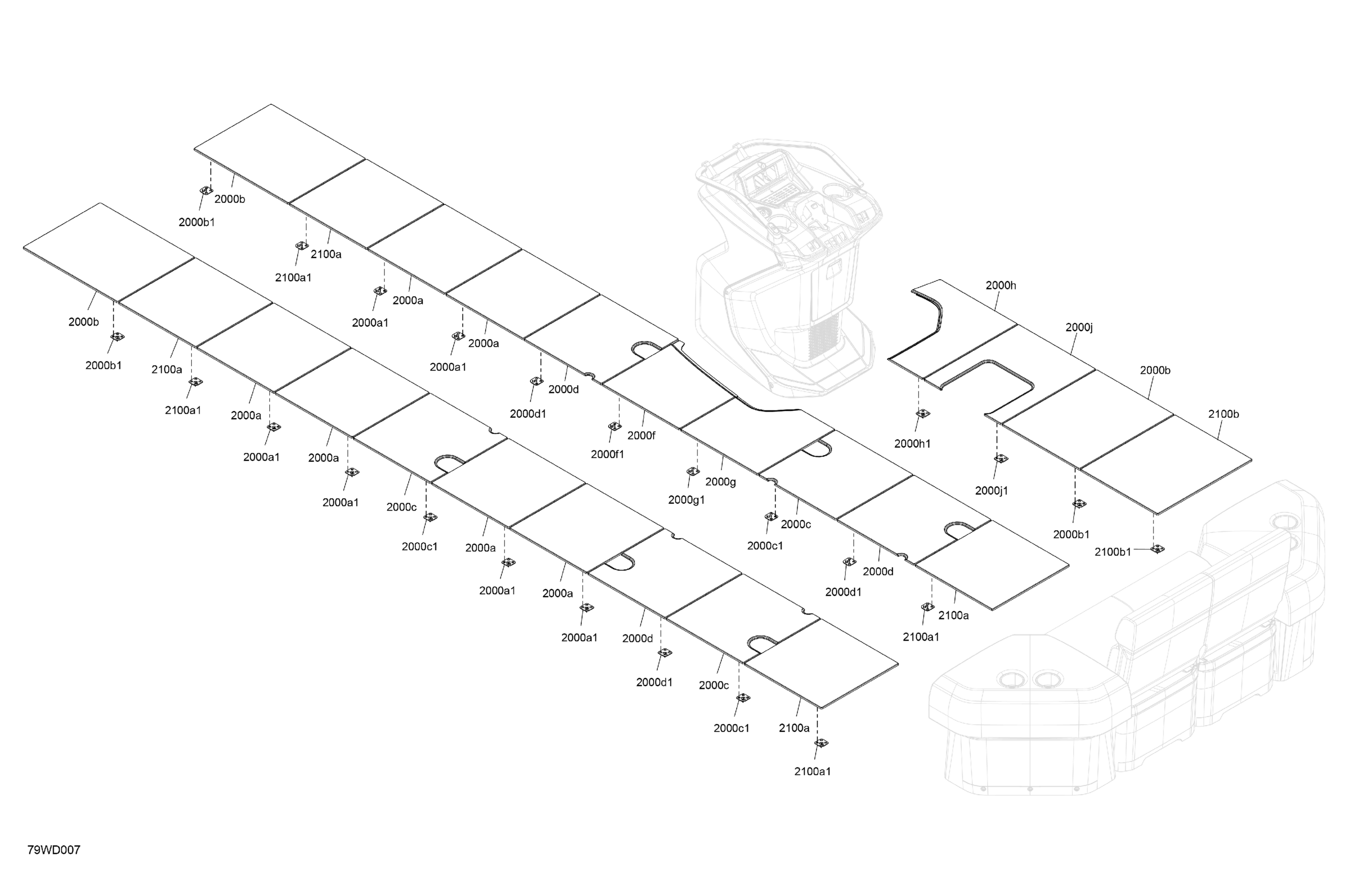 FLOORING - Deck Mat Kit